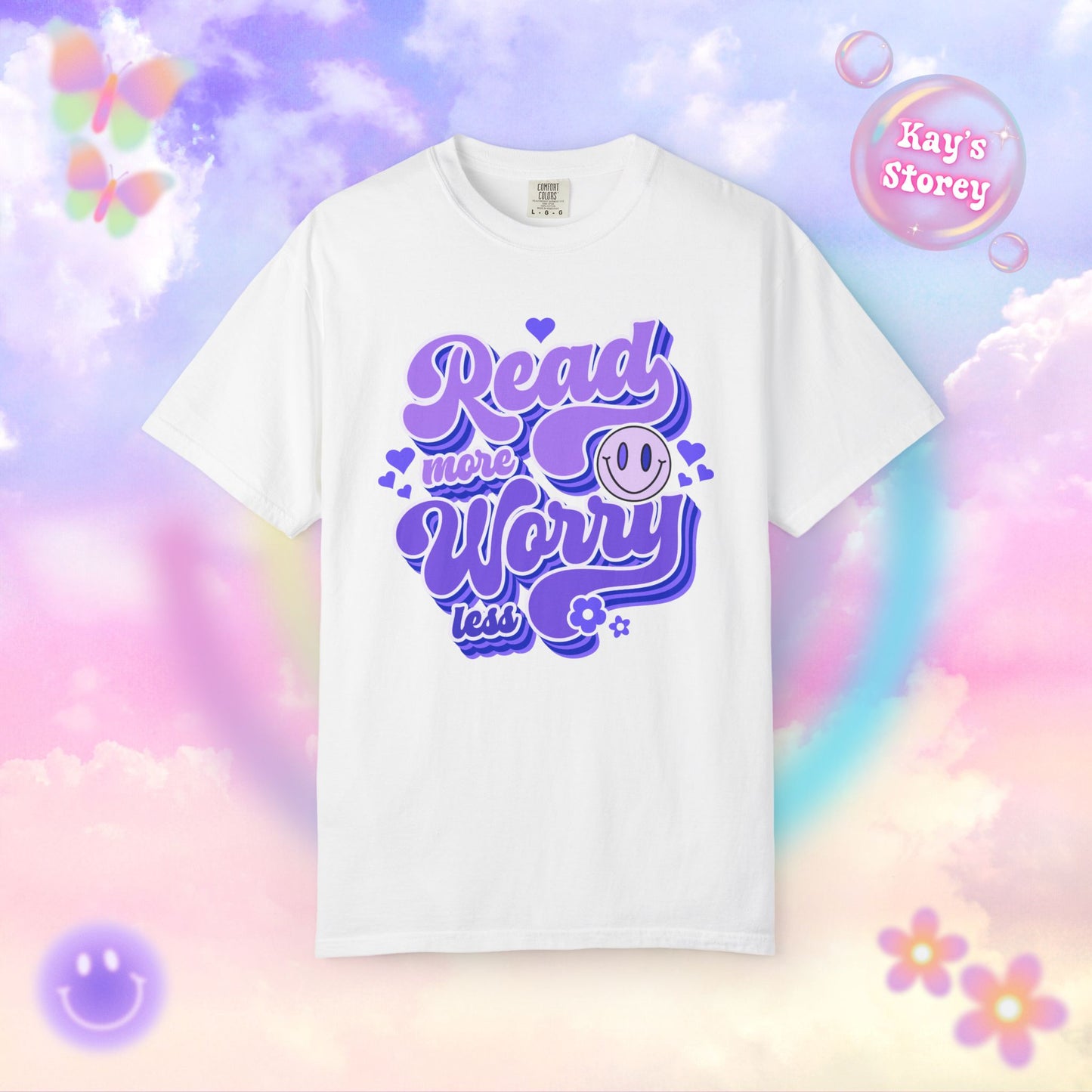 Read More, Worry Less Comfort Colors T-Shirt