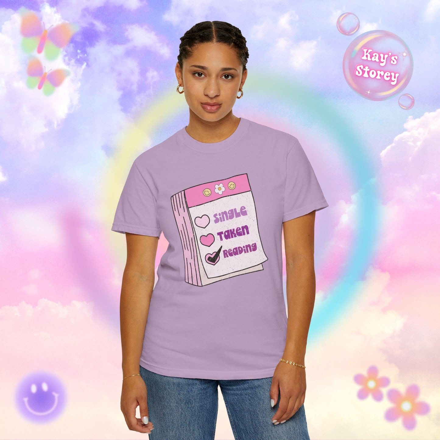 Single, Taken, Reading Comfort Colors T-Shirt
