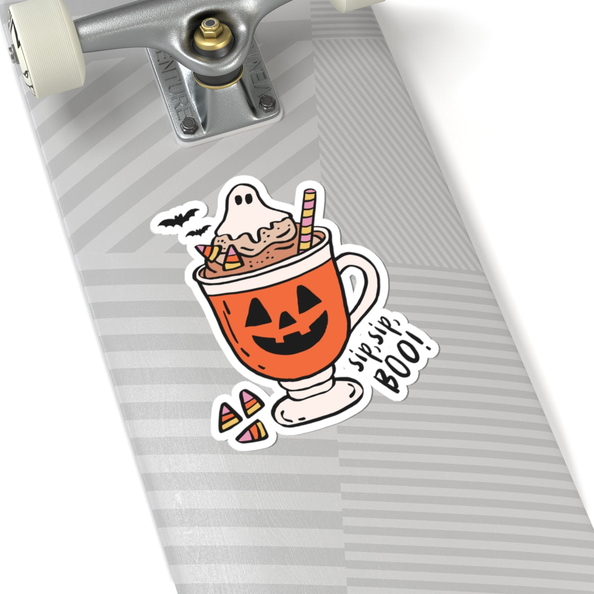 Sip, Sip, Boo! Sticker, Fall Planner Stickers, Book Lover Gifts, Autumn Sticker, Cozy Accessories, Seasonal Sticker