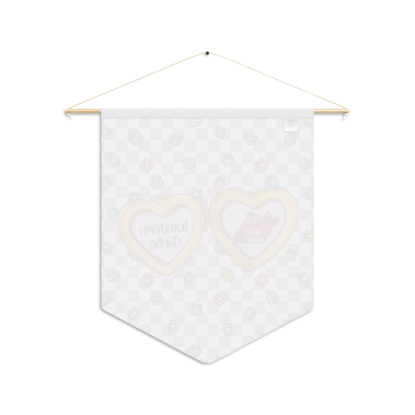 Purple Western Girlie Pennant