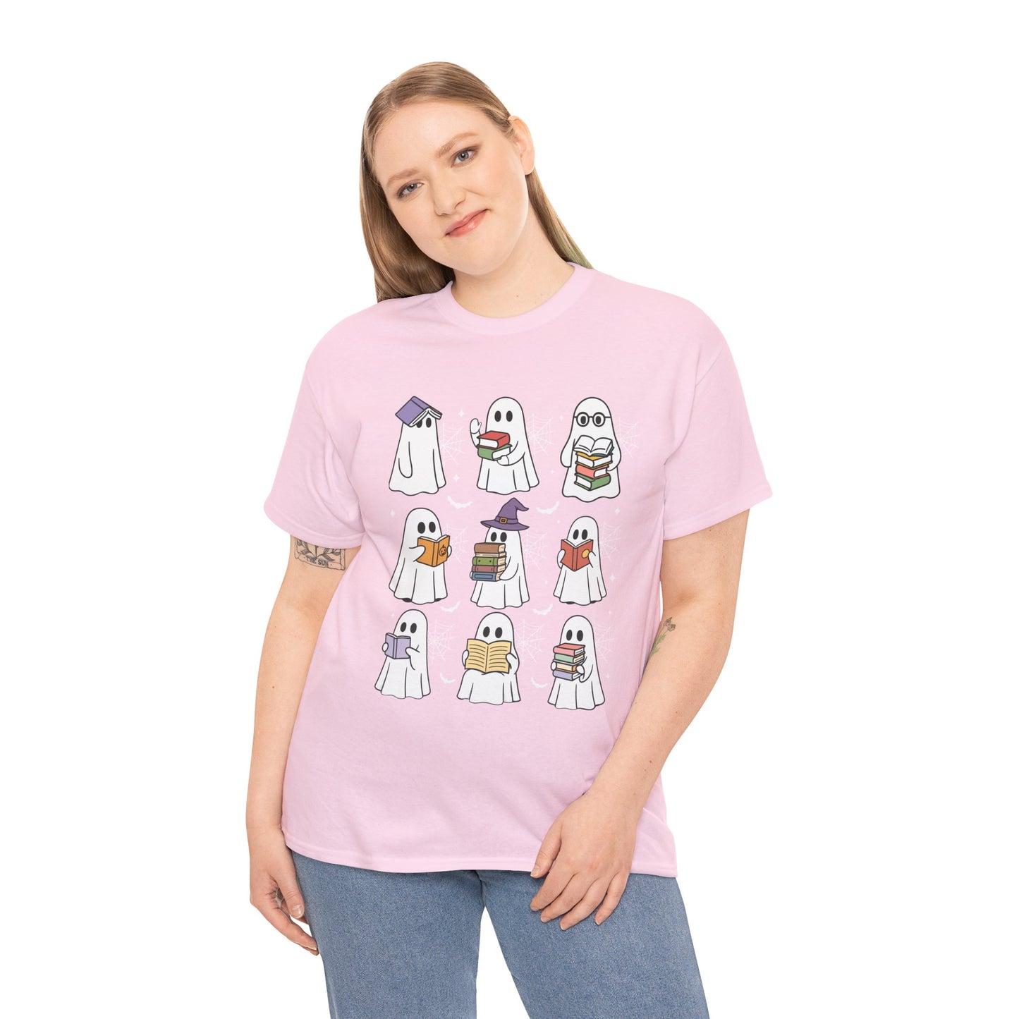 Bookish Ghosts Tee - Halloween Gift
