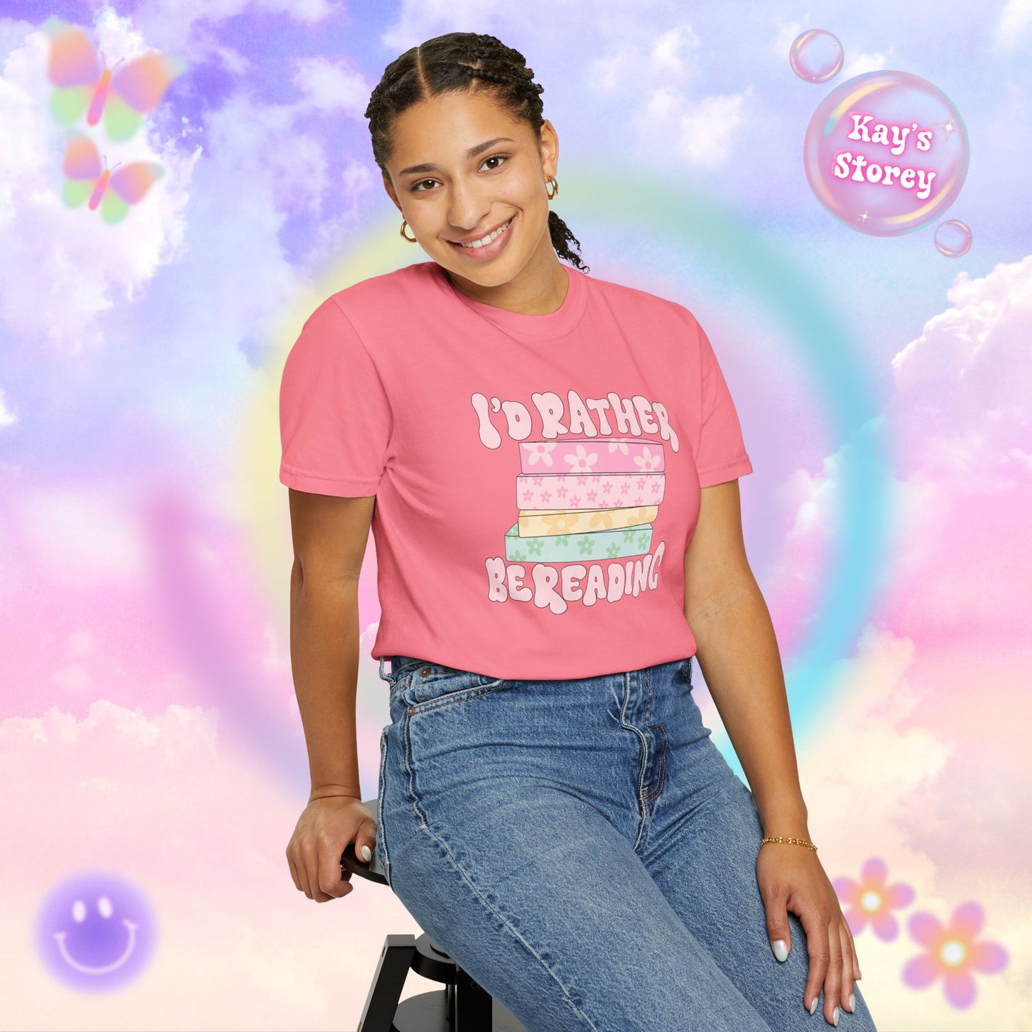 I'd Rather Be Reading Comfort Colors T-Shirt