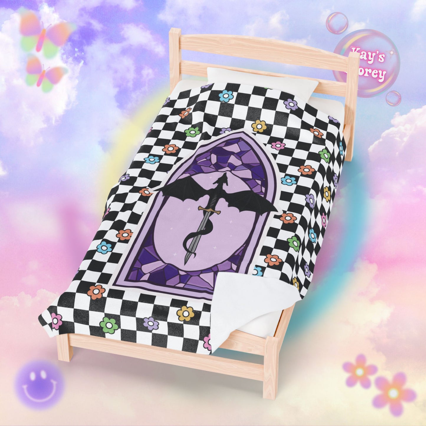 Romantasy Velveteen Plush Blanket