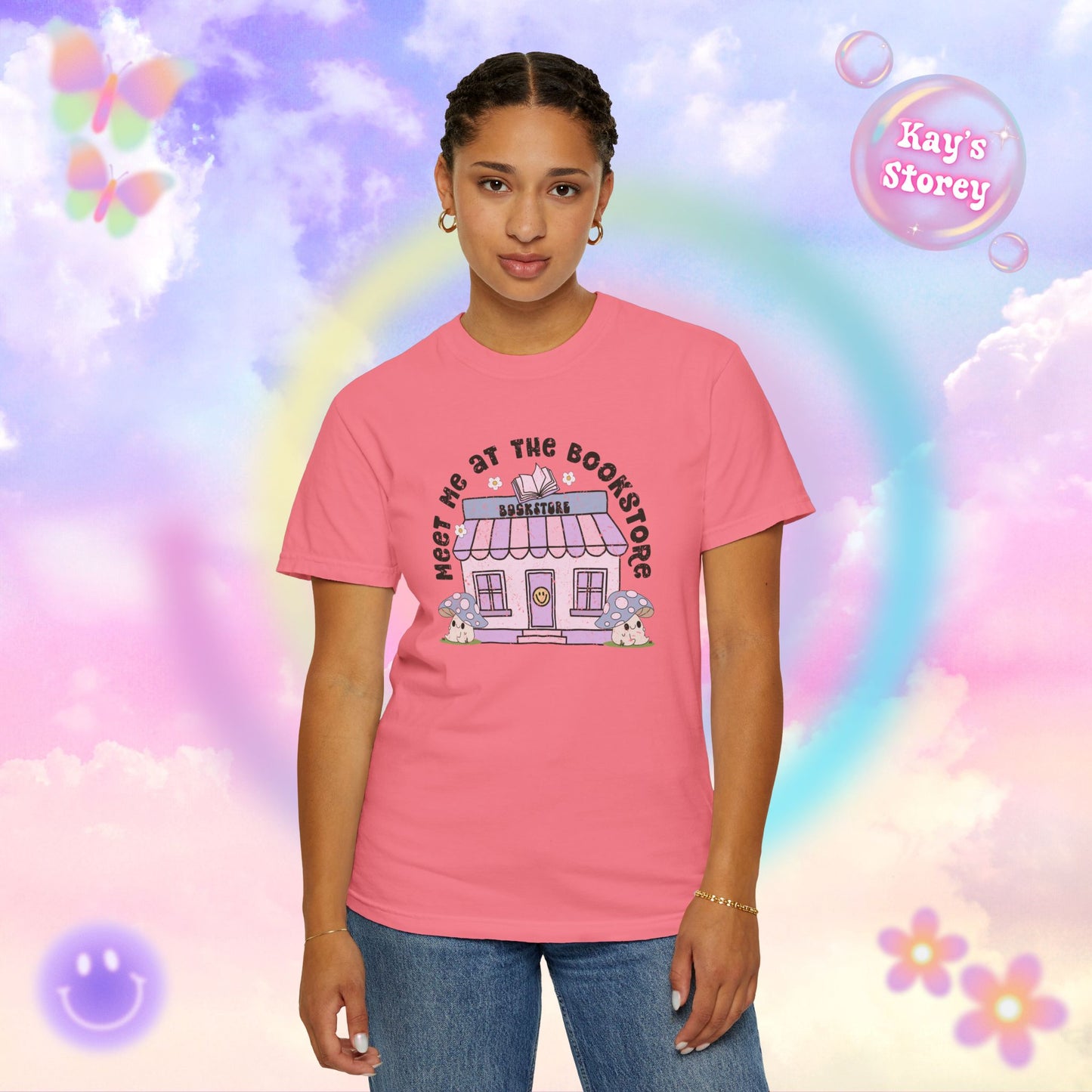 Meet Me At The Bookstore Comfort Colors T-Shirt
