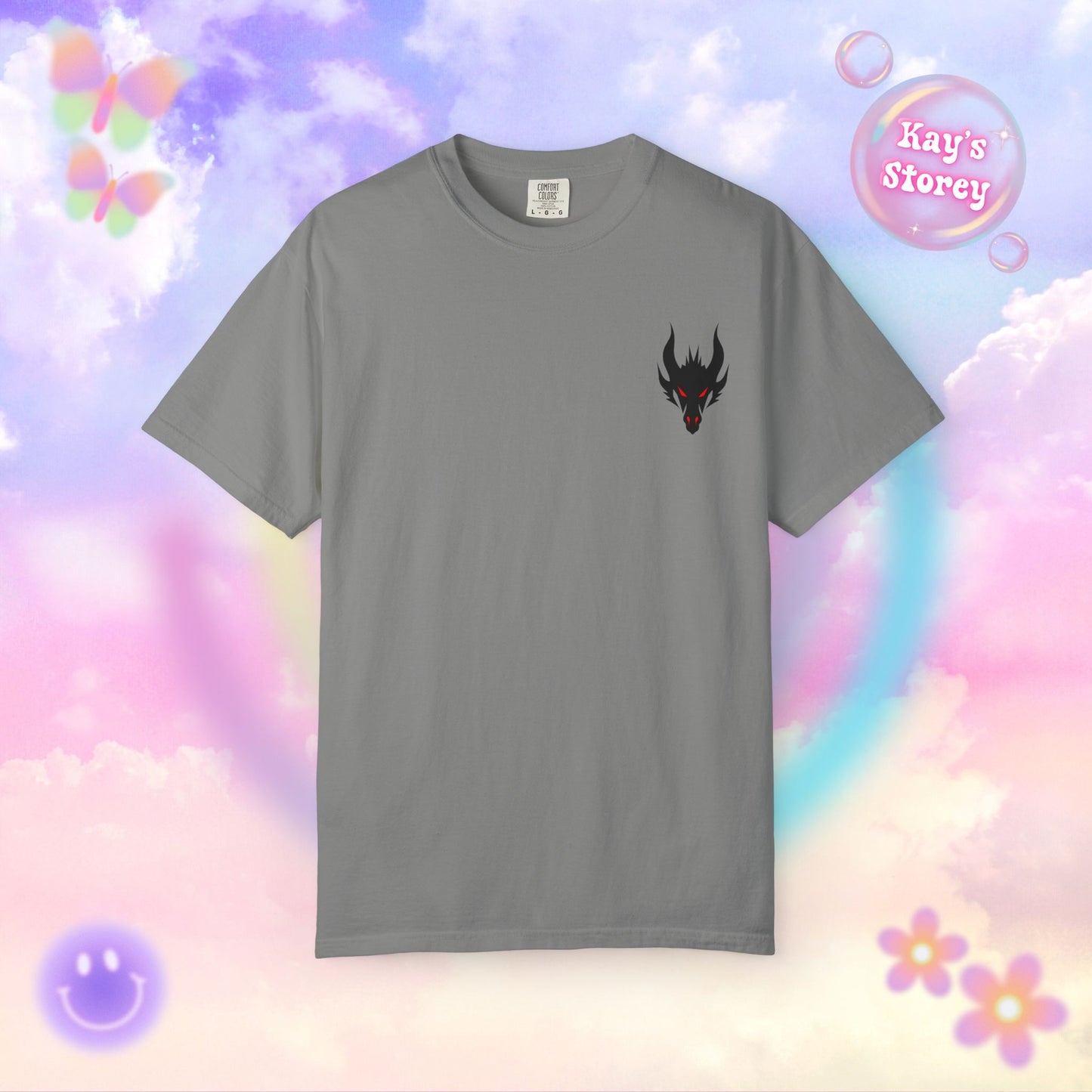Book Dragon Red Comfort Colors T-Shirt