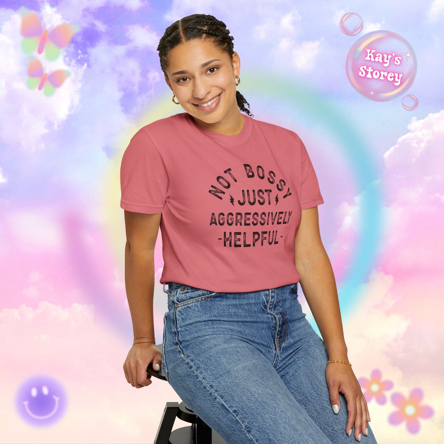 Not Bossy Comfort Colors T-Shirt