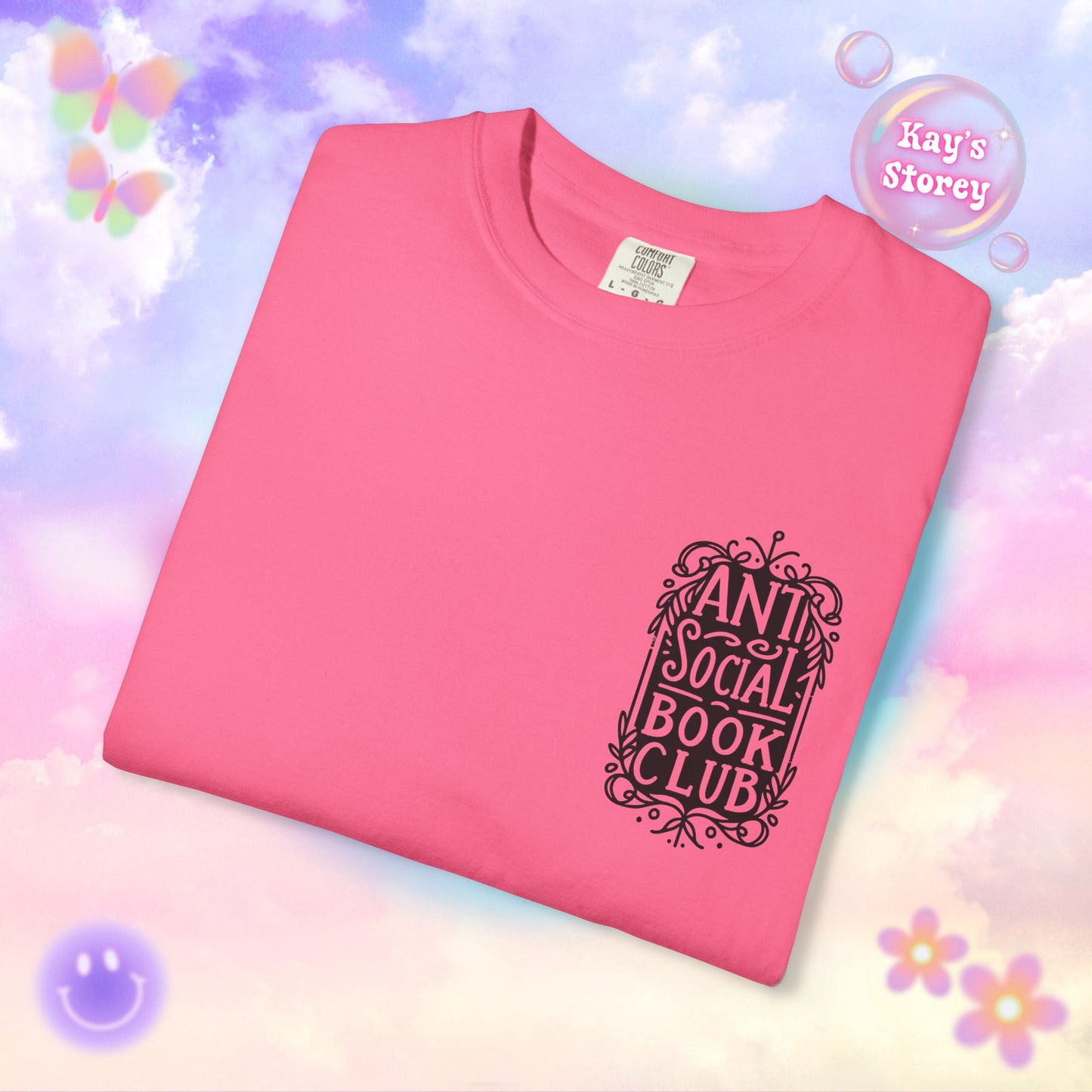 Anti Social Book Club Comfort Colors T-Shirt