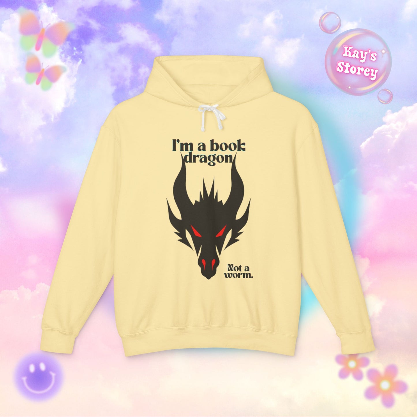 Red Book Dragon Unisex Lightweight Hooded Sweatshirt