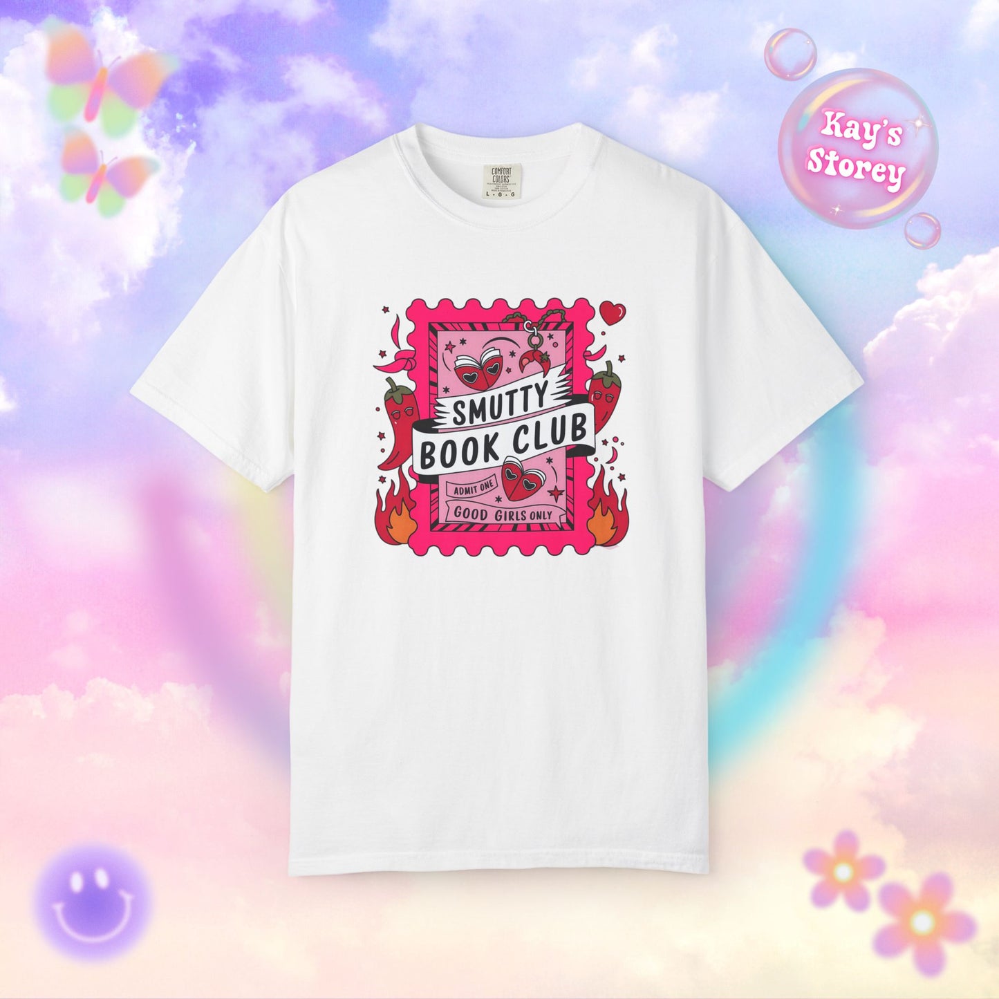 Smutty Book Club Comfort Colors T-Shirt
