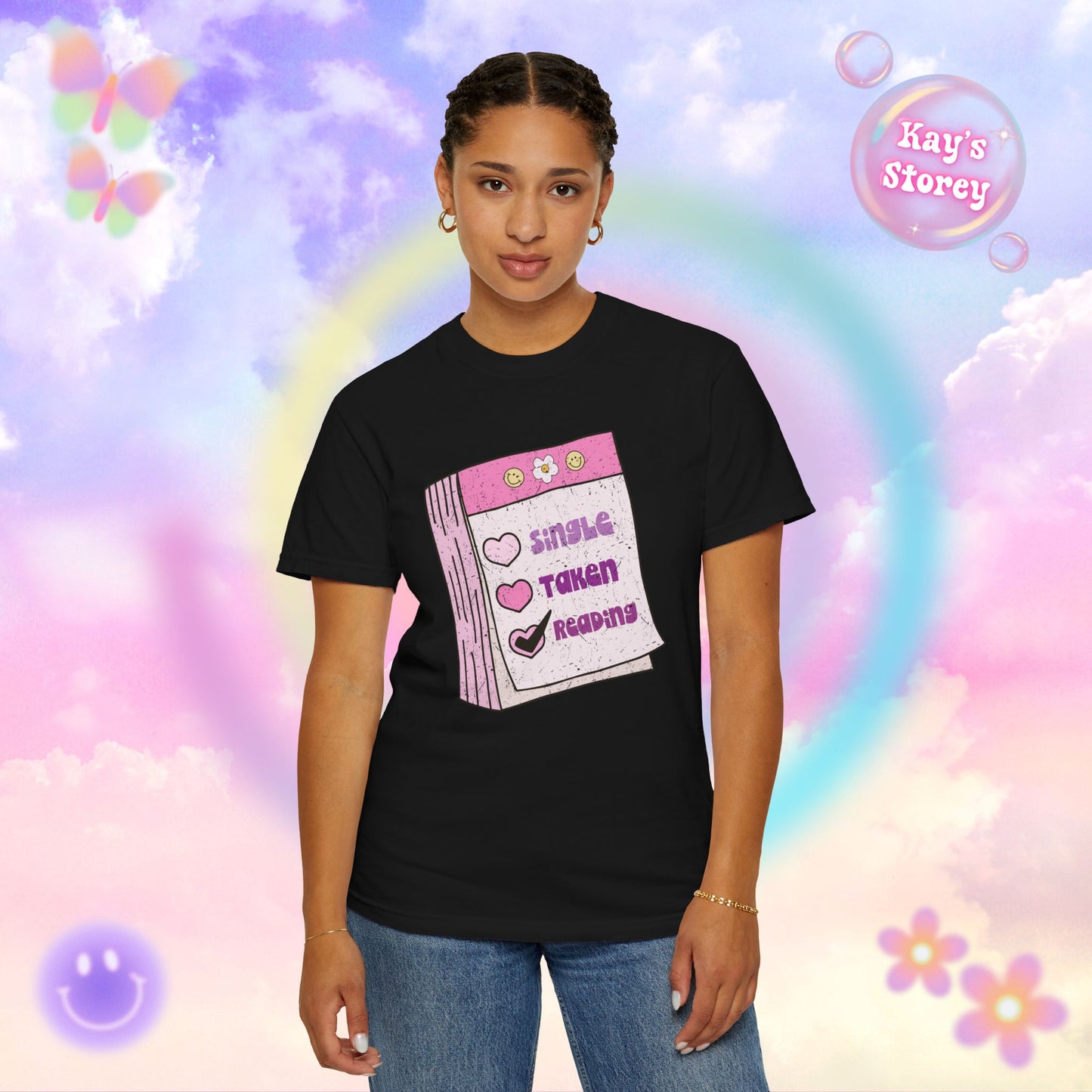 Single, Taken, Reading Comfort Colors T-Shirt