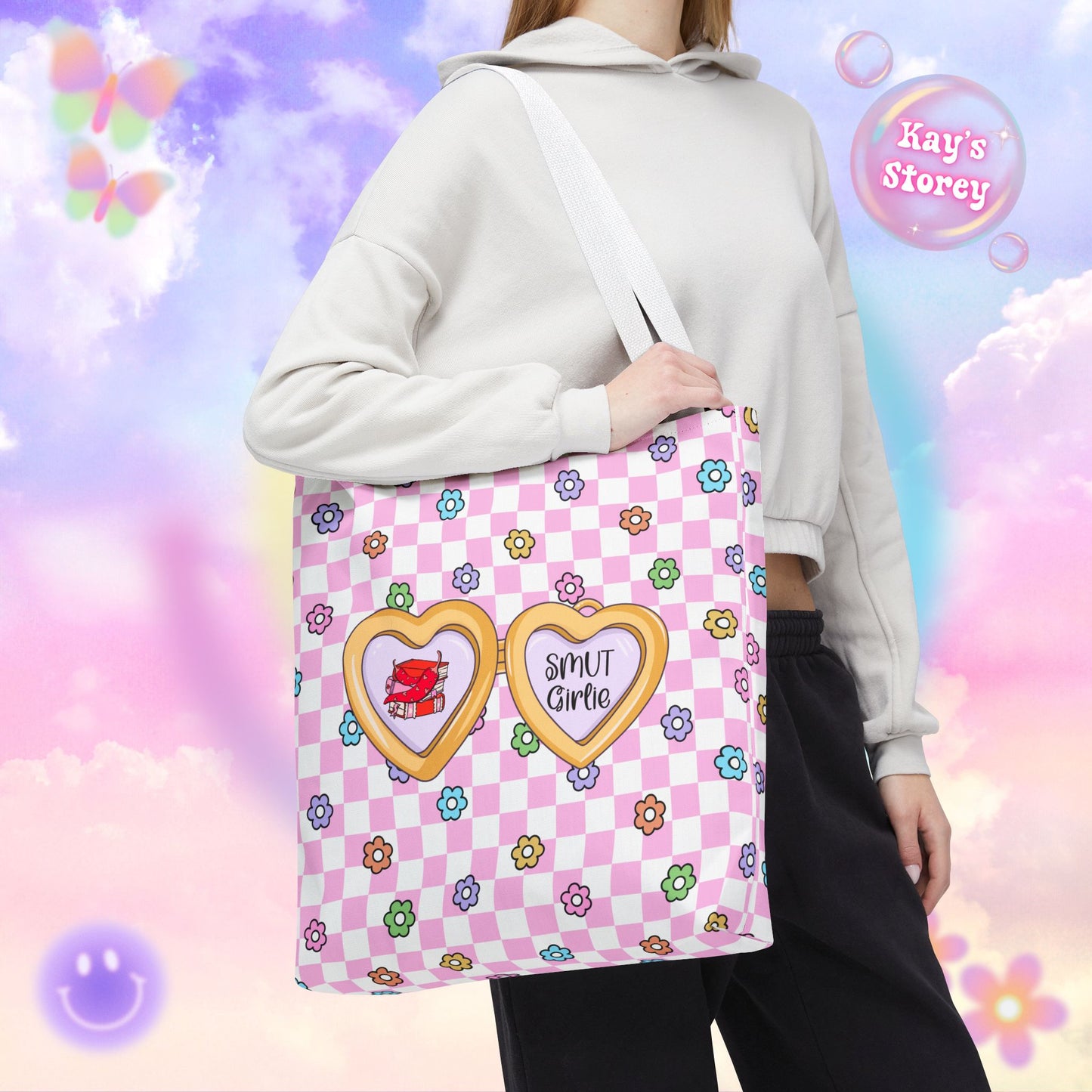 Pink Smut Girlie Tote Bag