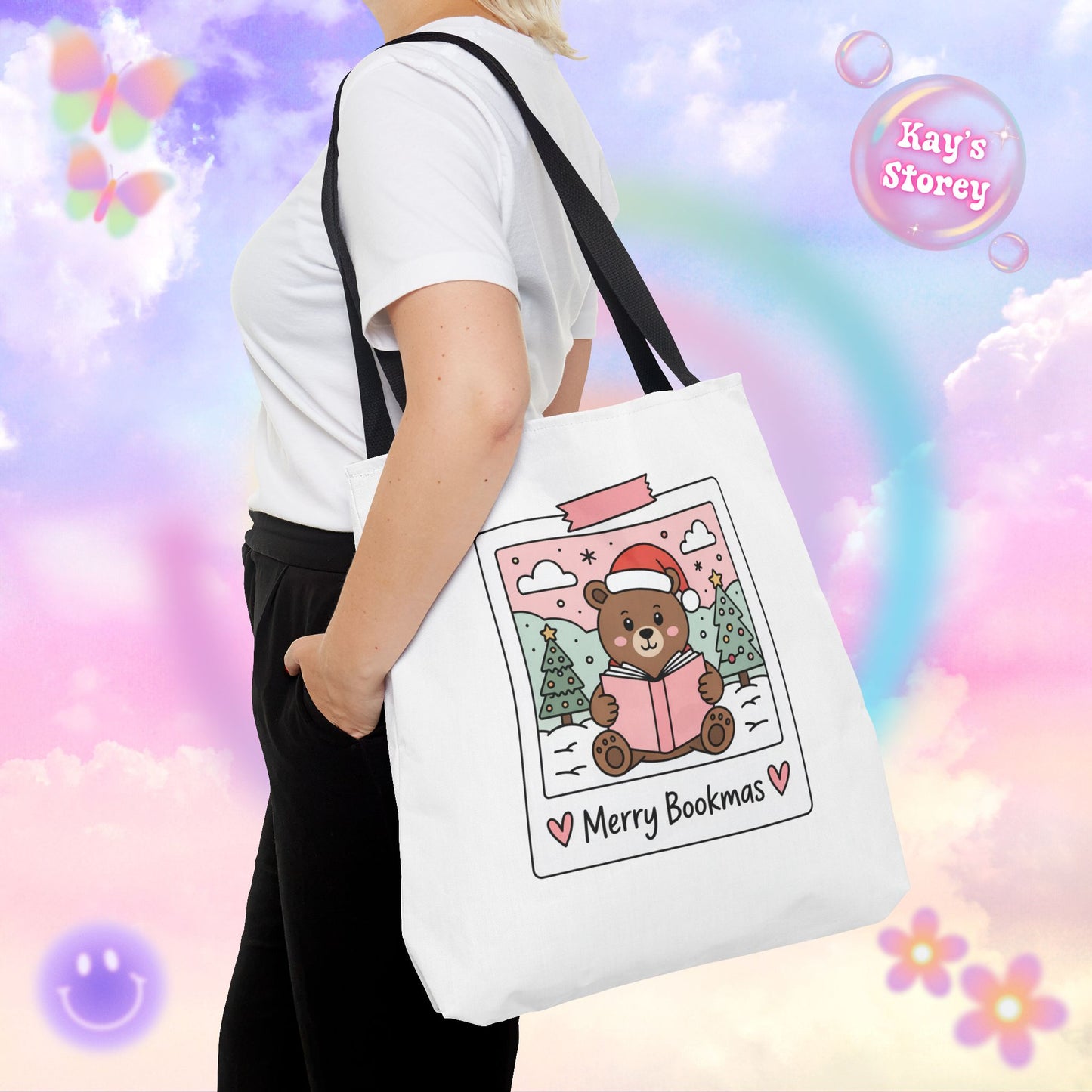 Merry Bookmas Tote Bag
