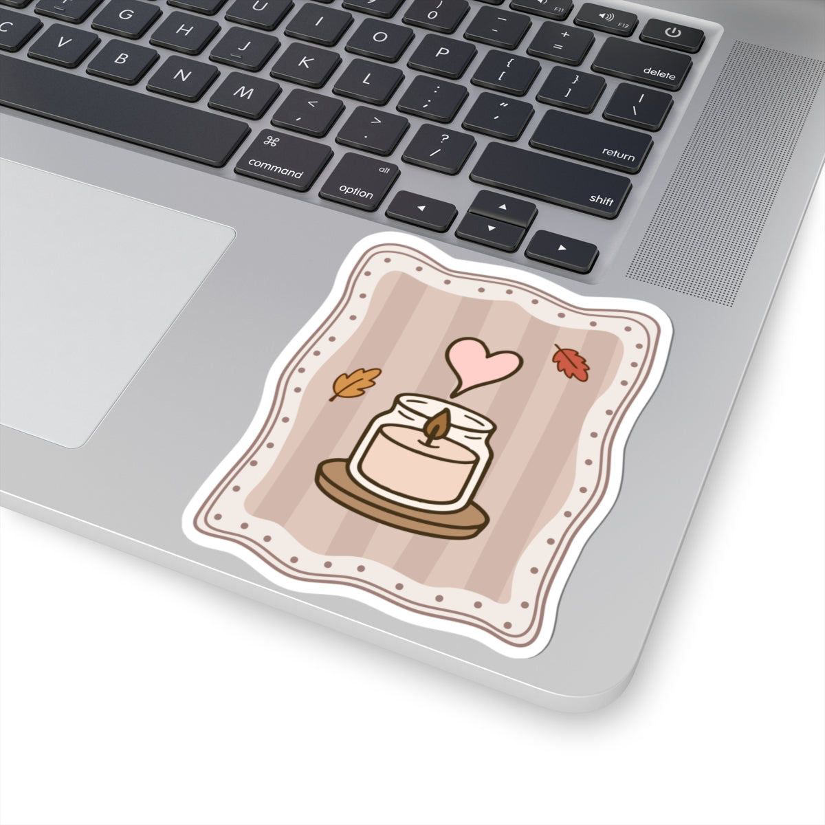 Autumn Candle Sticker, Fall Planner Stickers, Book Lover Gifts, Autumn Sticker, Cozy Accessories, Seasonal Sticker
