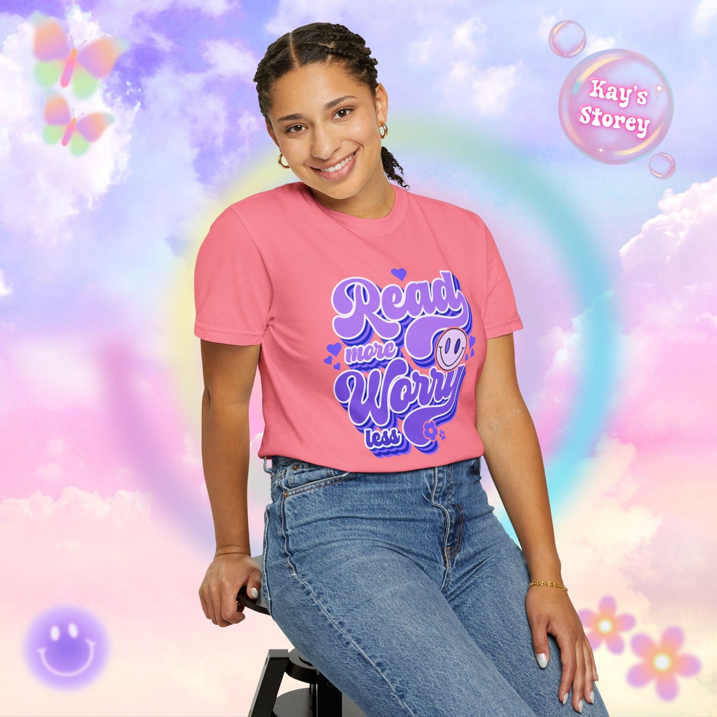 Read More, Worry Less Comfort Colors T-Shirt