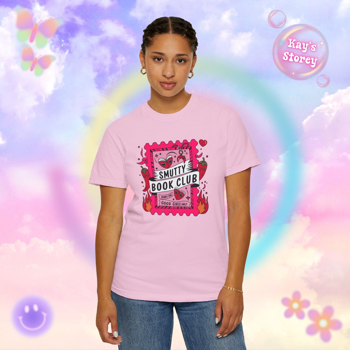 Smutty Book Club Comfort Colors T-Shirt