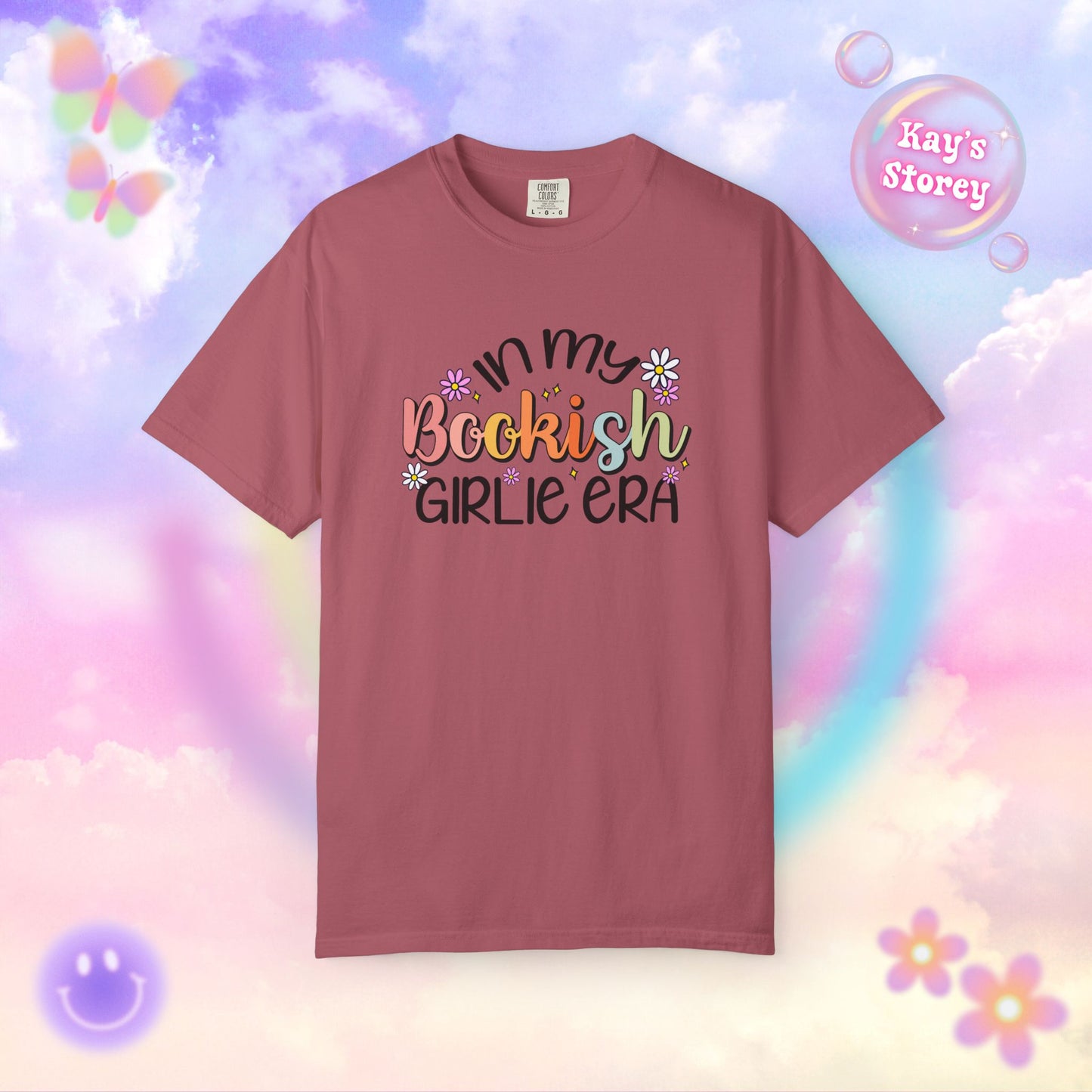 Bookish Girlie Era Comfort Colors T-Shirt