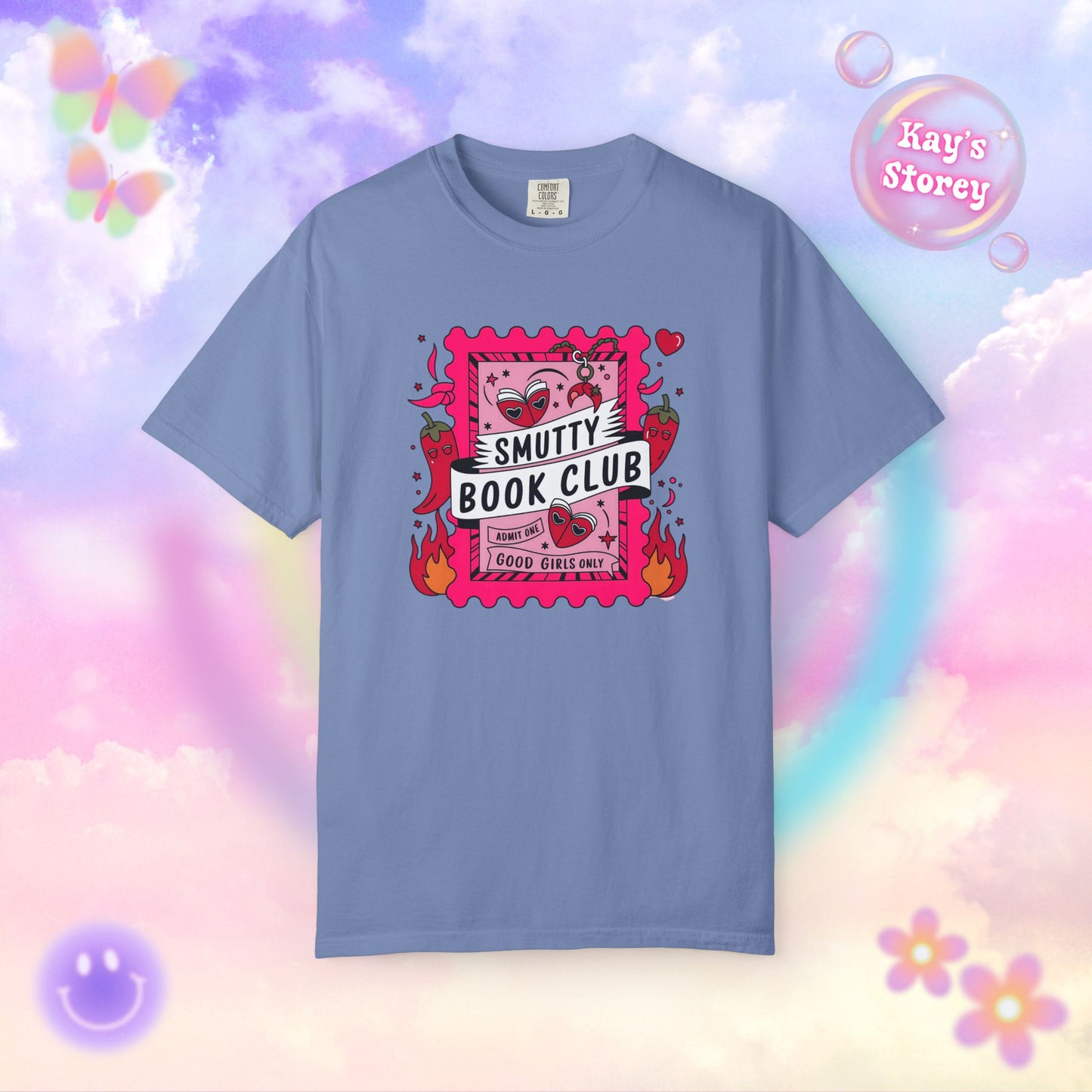 Smutty Book Club Comfort Colors T-Shirt