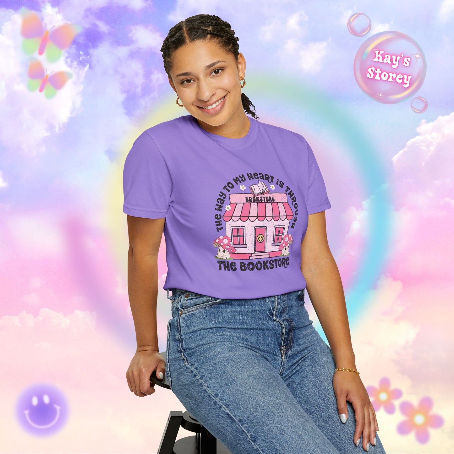 Through the Bookstore Comfort Colors T-Shirt
