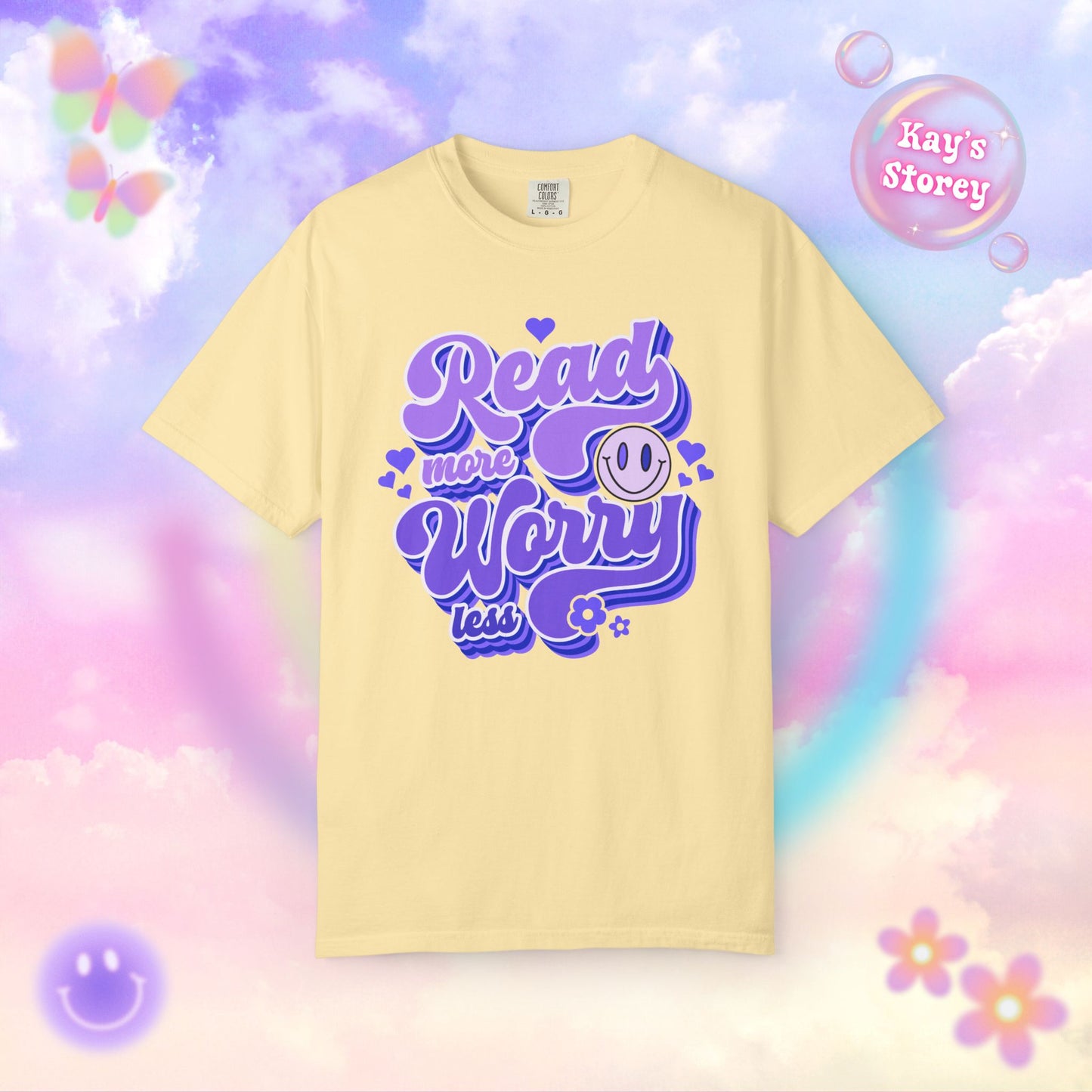 Read More, Worry Less Comfort Colors T-Shirt