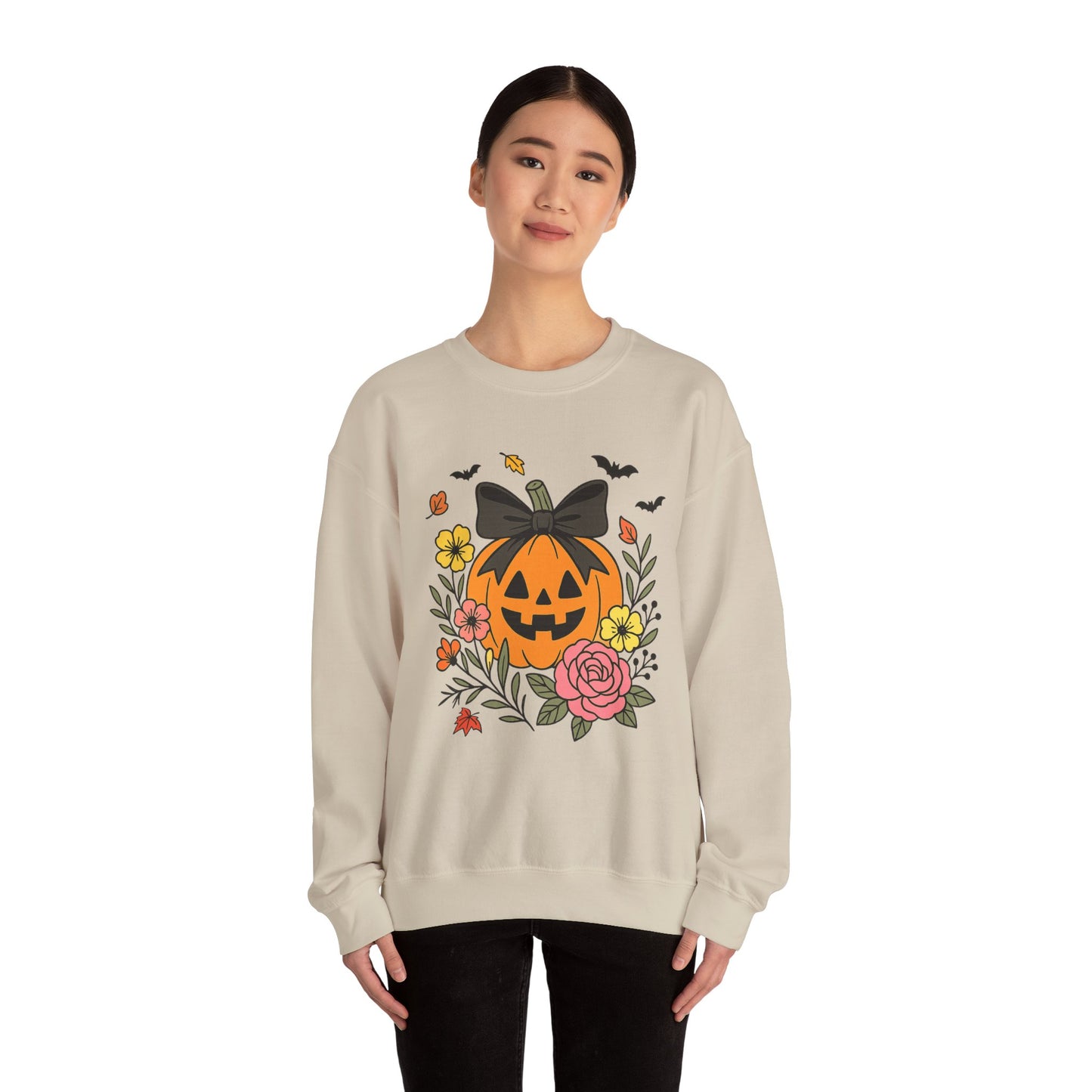 Cute Pumpkin Sweatshirt, Long Sleeve Shirt for Spooky Season Bookish Gift,  Halloween Reading Apparel