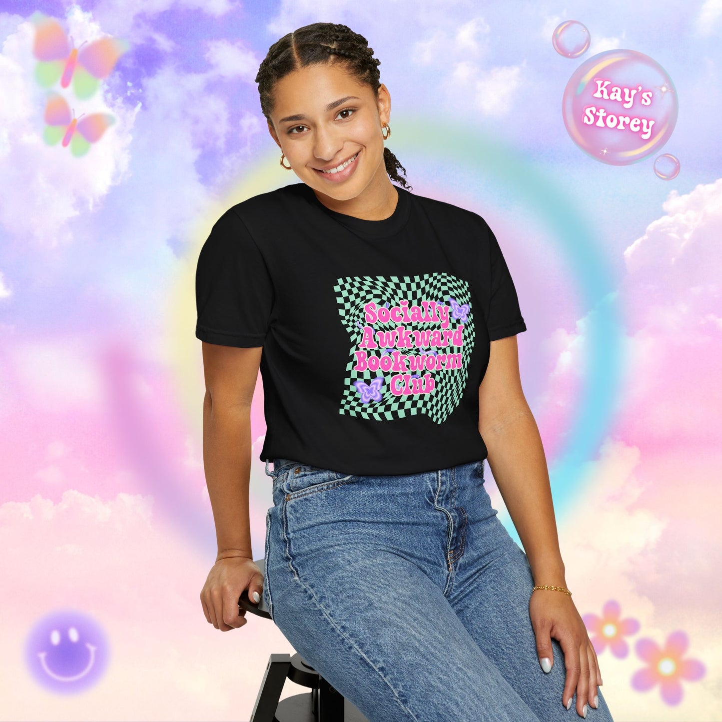 Socially Awkward Bookworm Club Comfort Colors T-Shirt