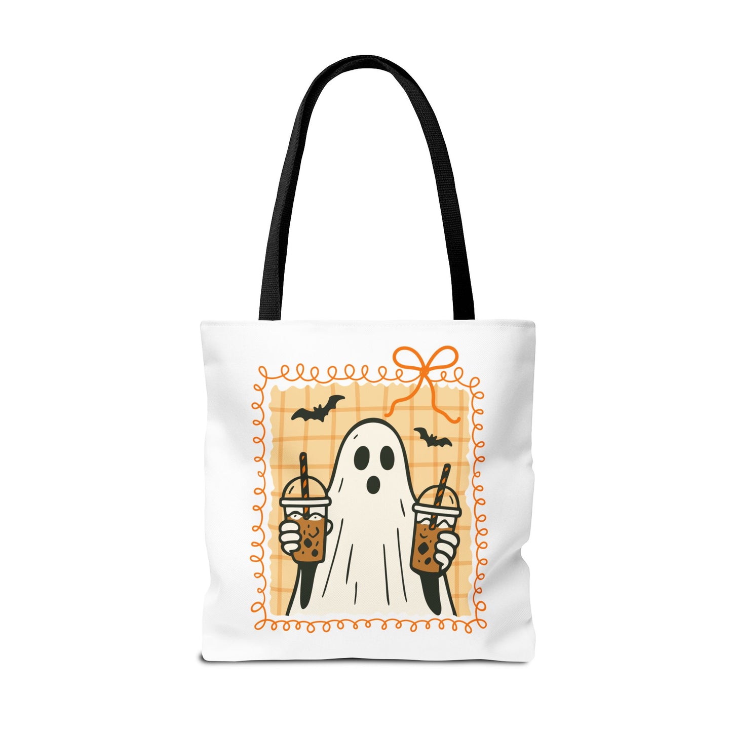 Spooky Season Ghostly Coffee Tote Bag