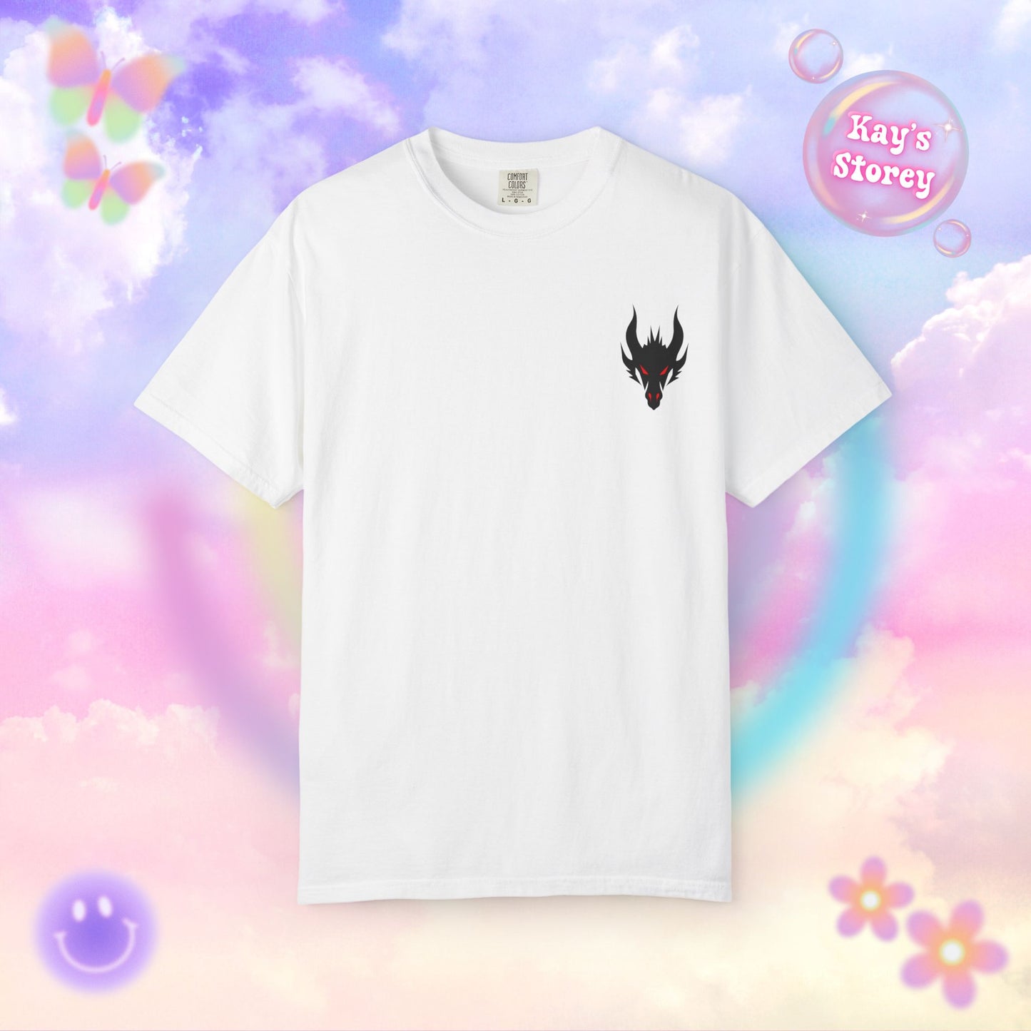 Book Dragon Red Comfort Colors T-Shirt