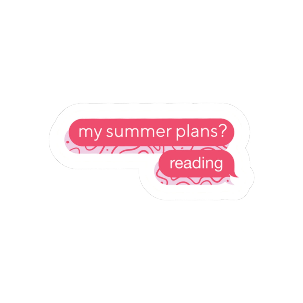 Summer Plans Sticker