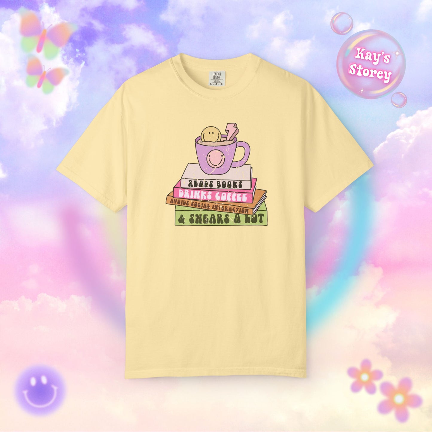 Reads Books... Comfort Colors T-Shirt