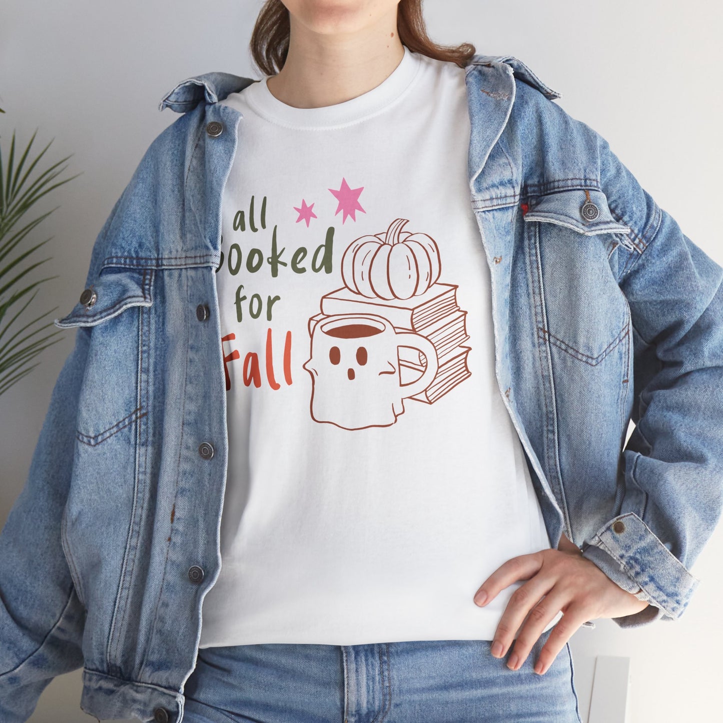 All Booked For Fall Tee - Bookish Gift