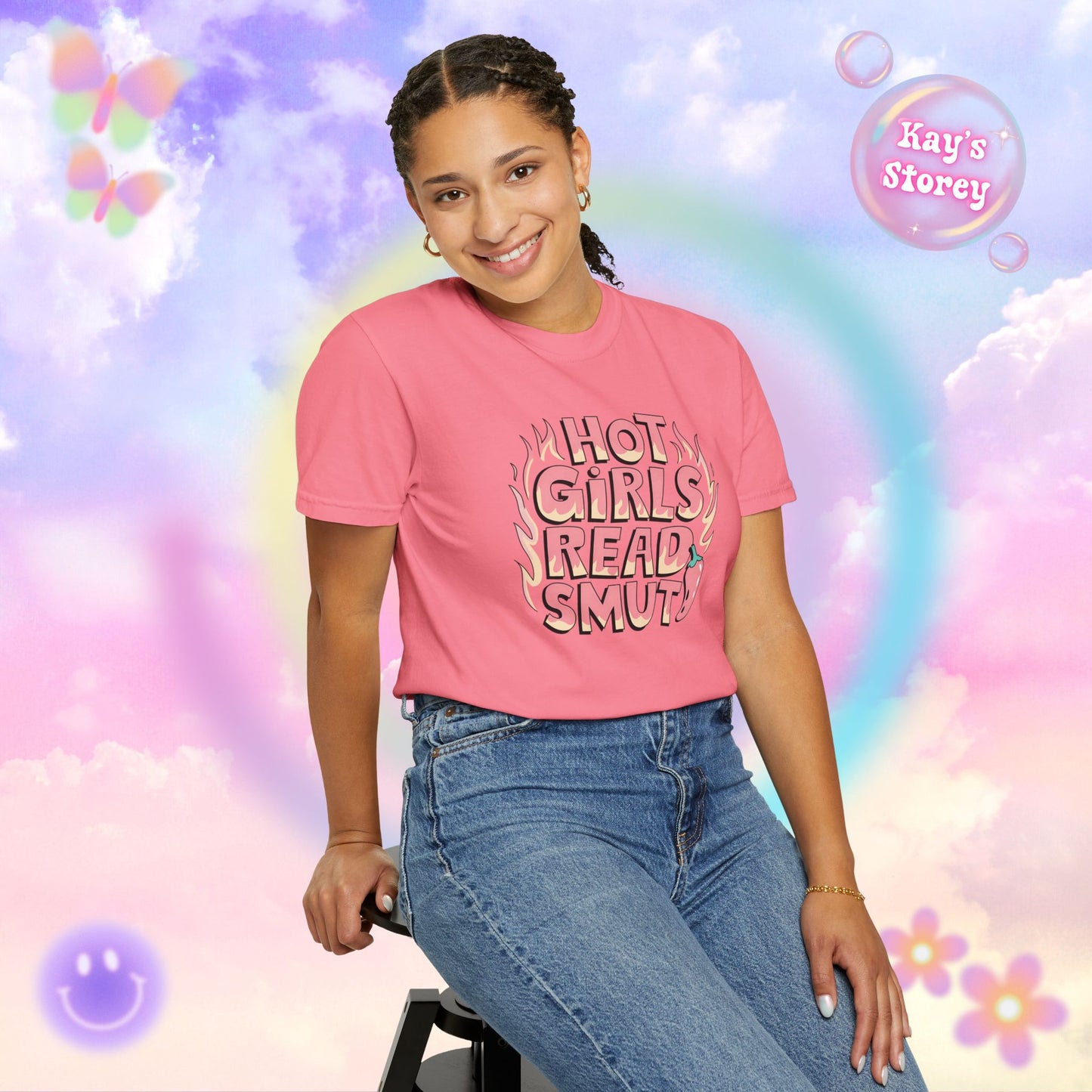 Hot Girls Read Smut Comfort Colors T-Shirt