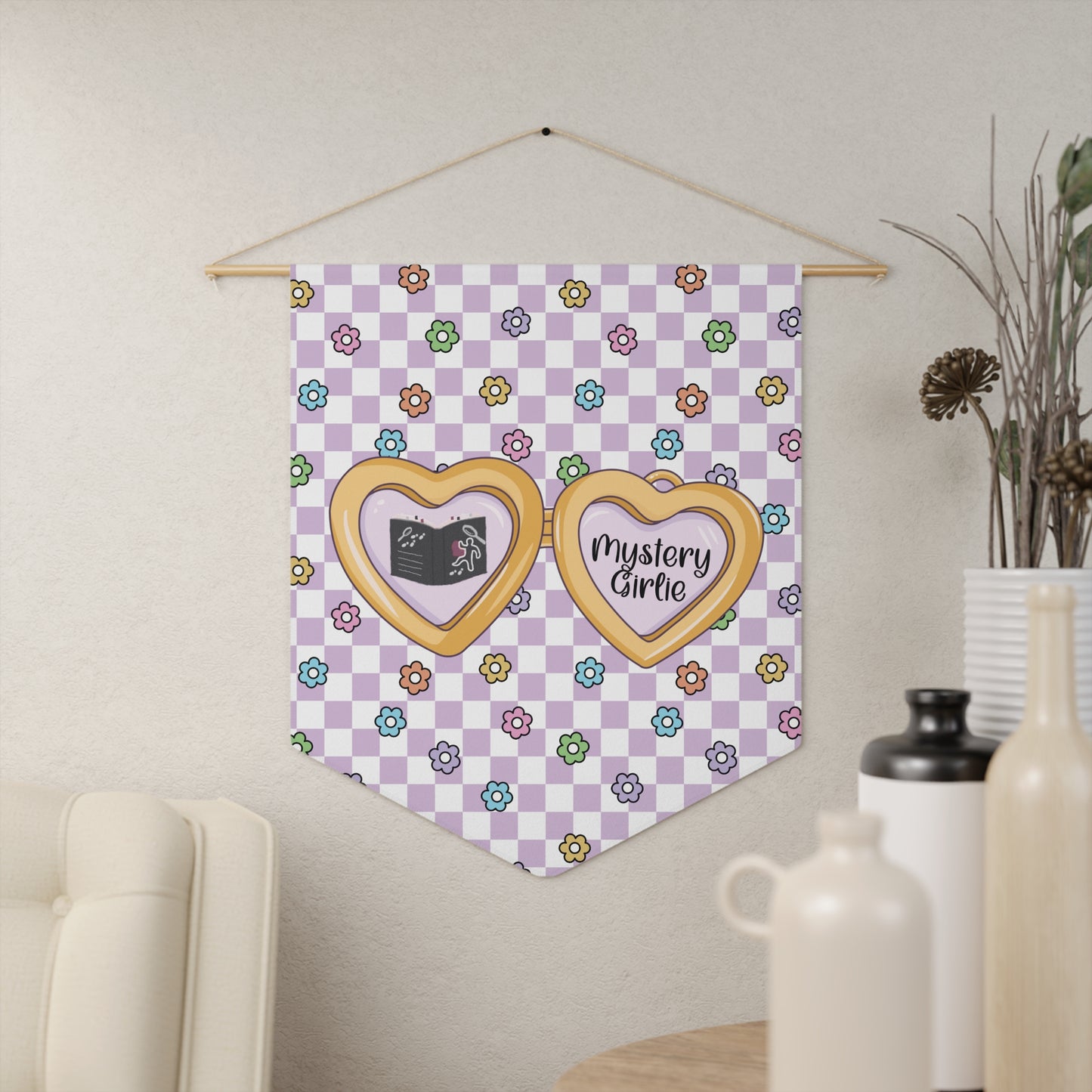 Purple Mystery Girlie Pennant