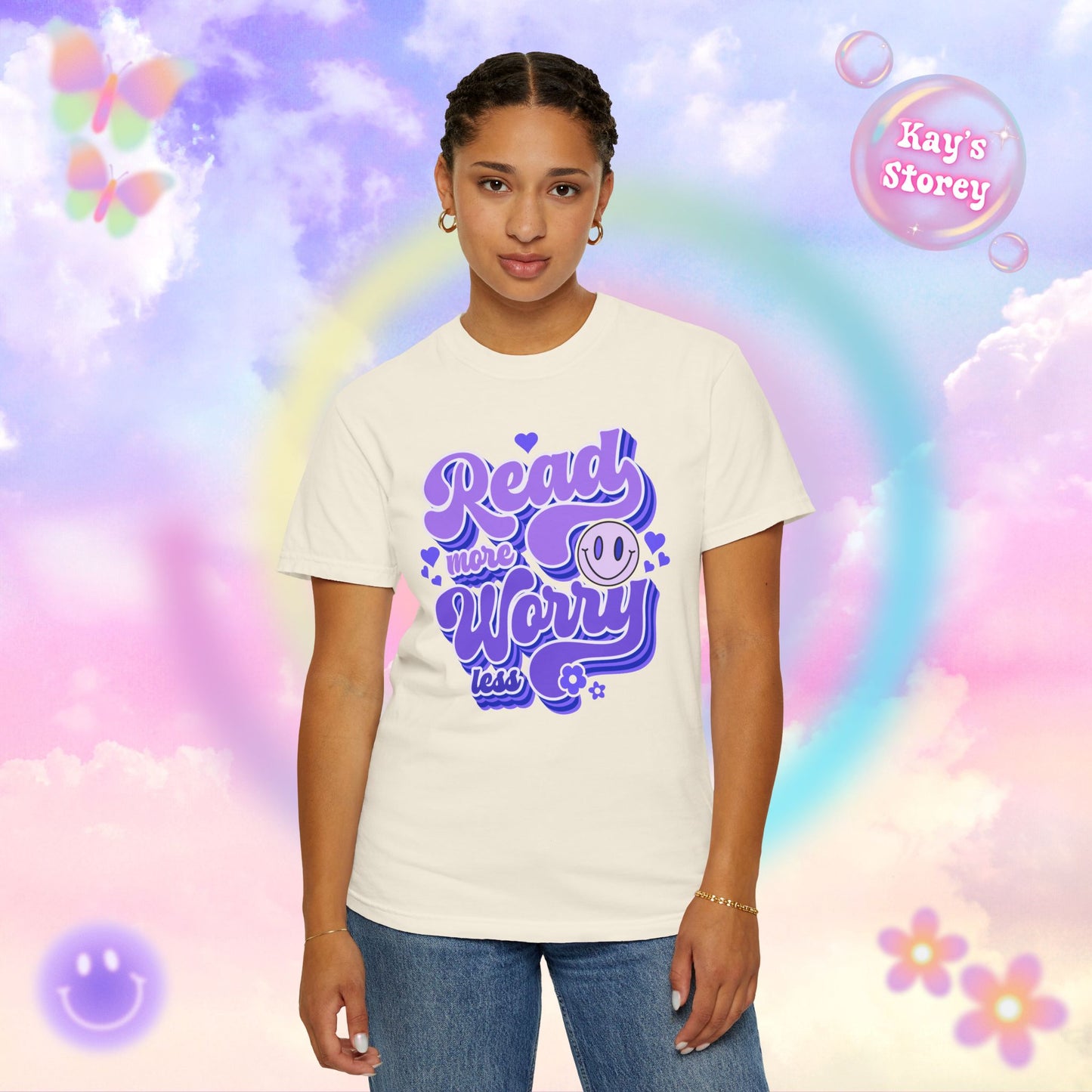Read More, Worry Less Comfort Colors T-Shirt