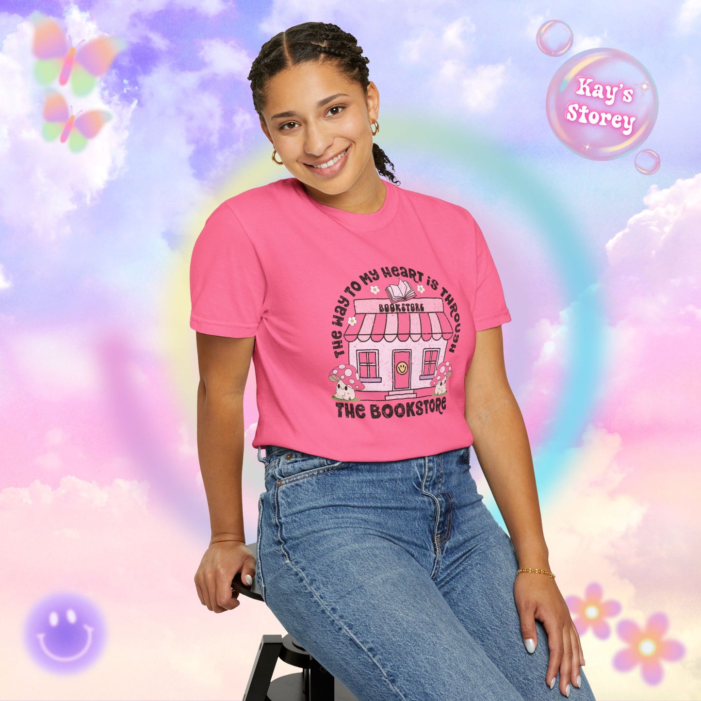 Through the Bookstore Comfort Colors T-Shirt