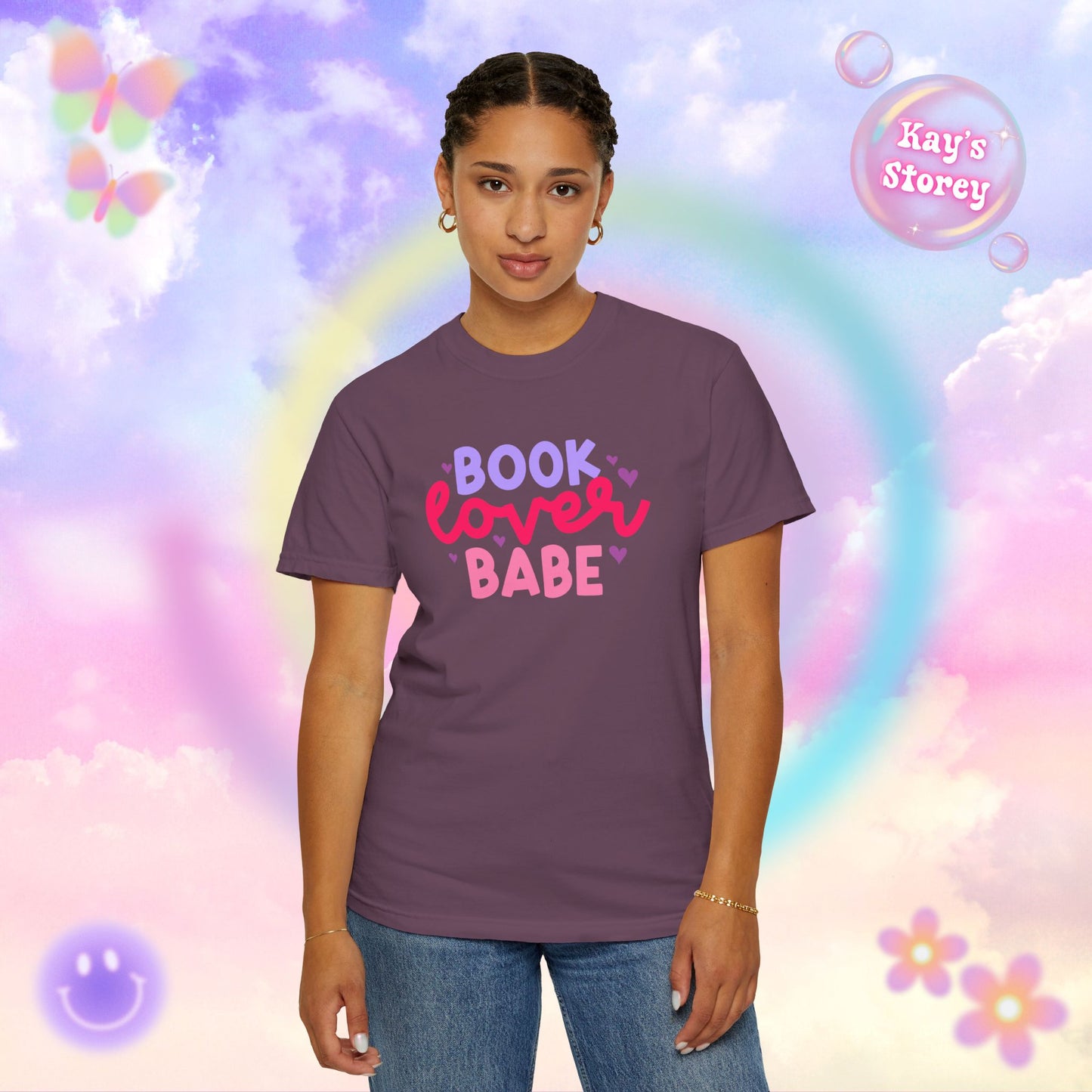 Book Lover Babe Comfort Colors T-Shirt