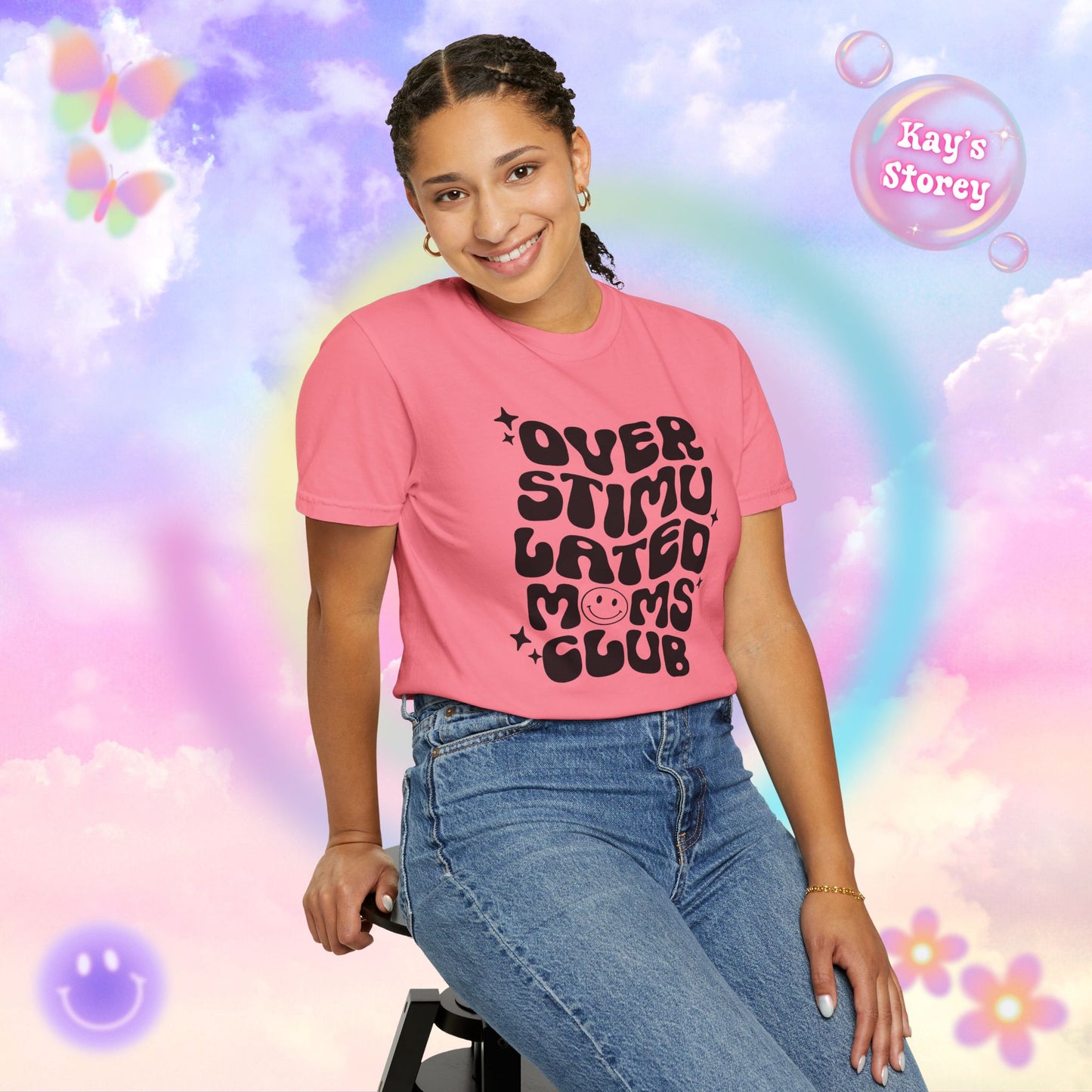 OS Moms Club Comfort Colors T-Shirt