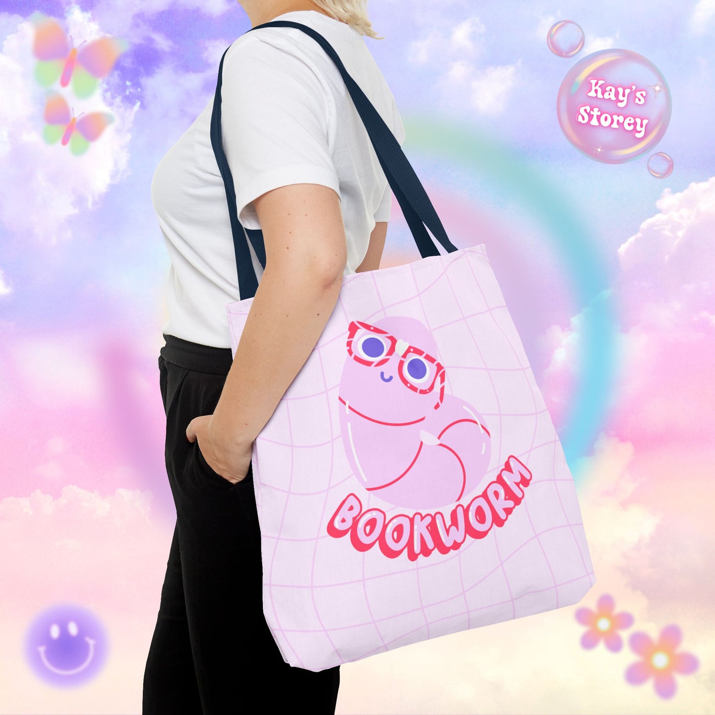 Bookworm Tote Bag