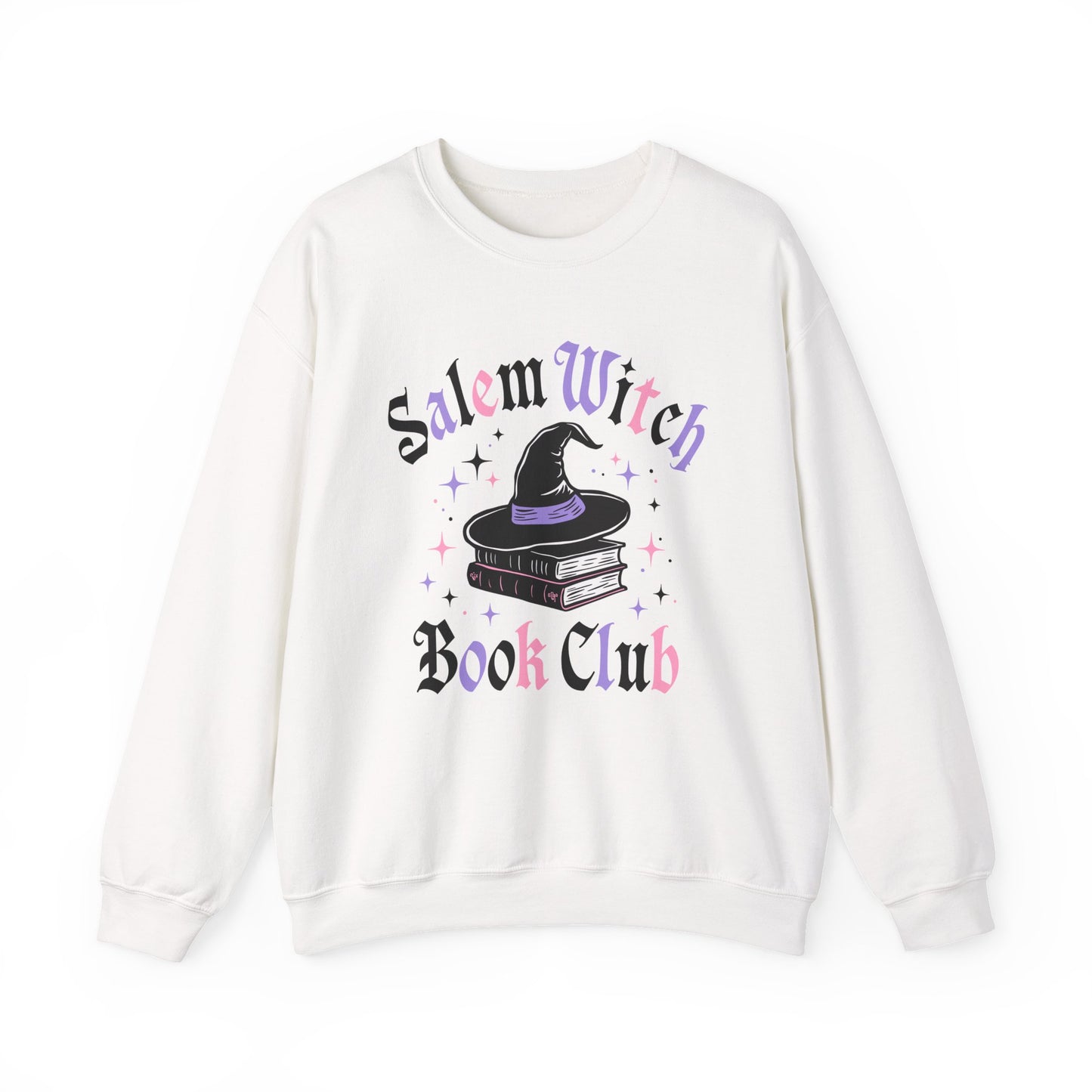 Salem Witch Book Club Sweatshirt, Long Sleeve Shirt for Spooky Season Bookish Gift,  Halloween Reading Apparel