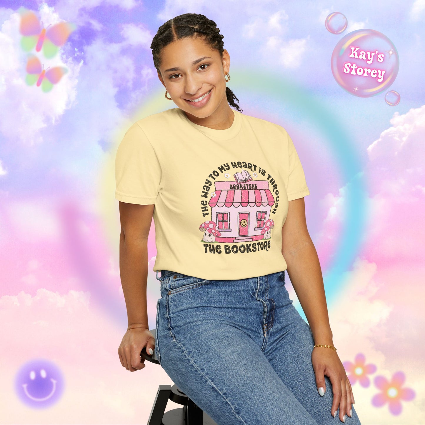 Through the Bookstore Comfort Colors T-Shirt