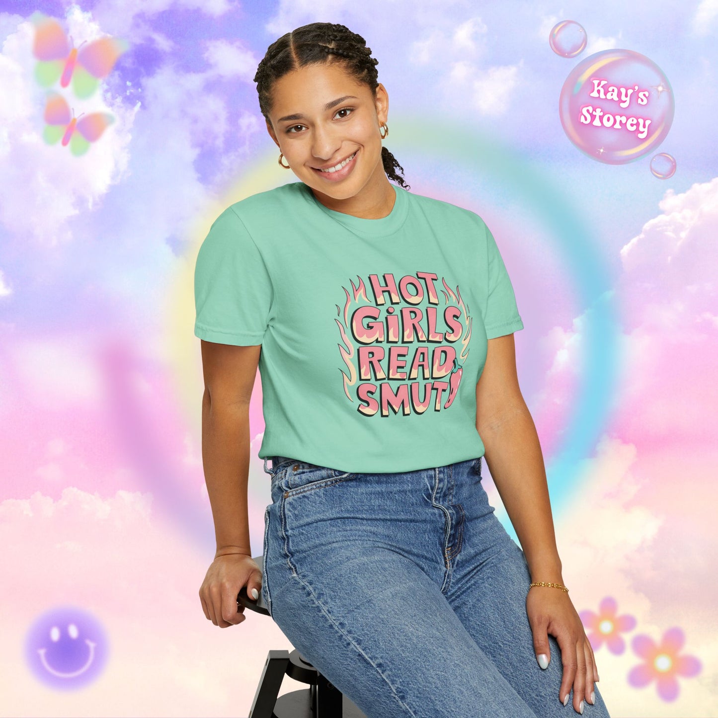 Hot Girls Read Smut Comfort Colors T-Shirt
