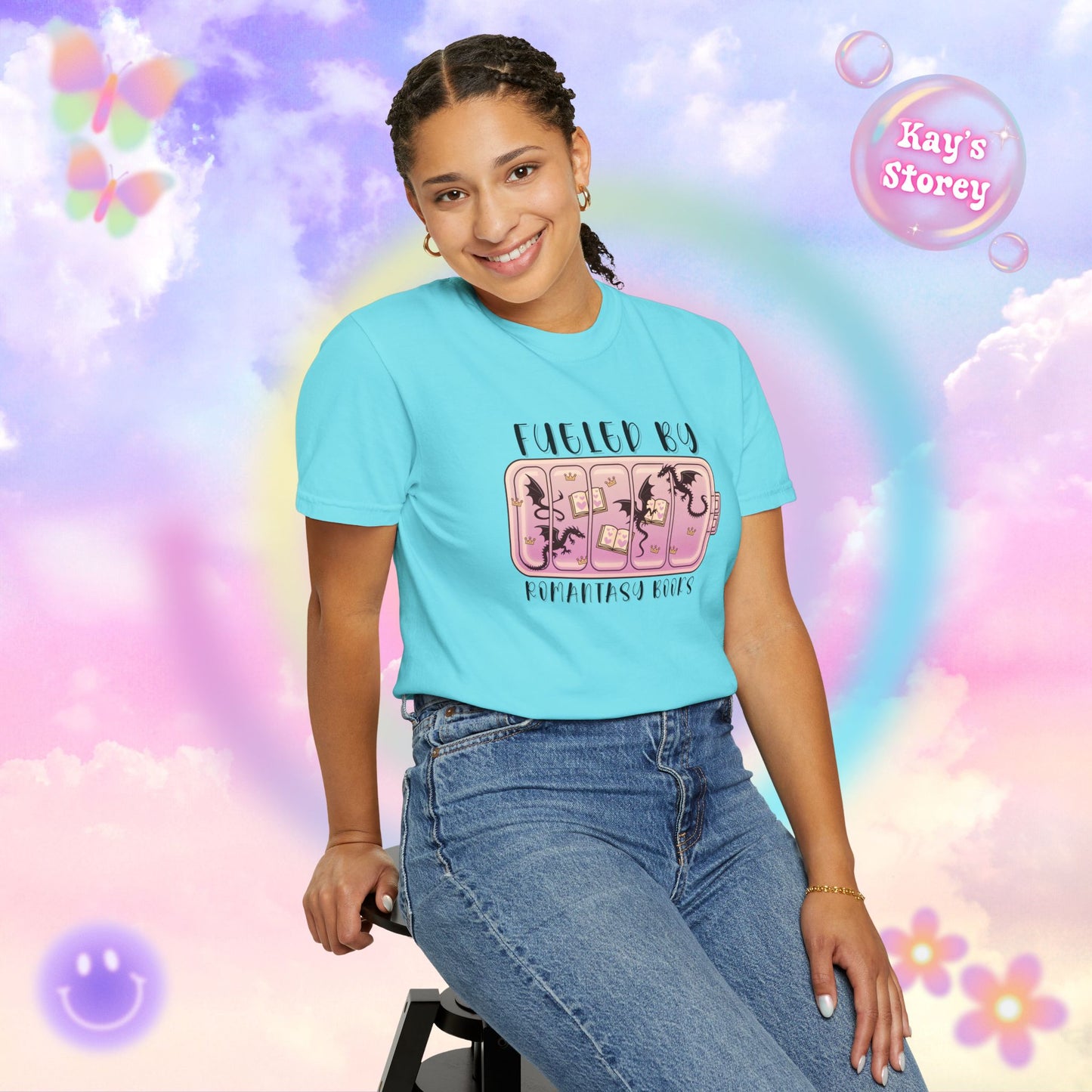 Fueled by Romantasy Books Comfort Colors T-Shirt