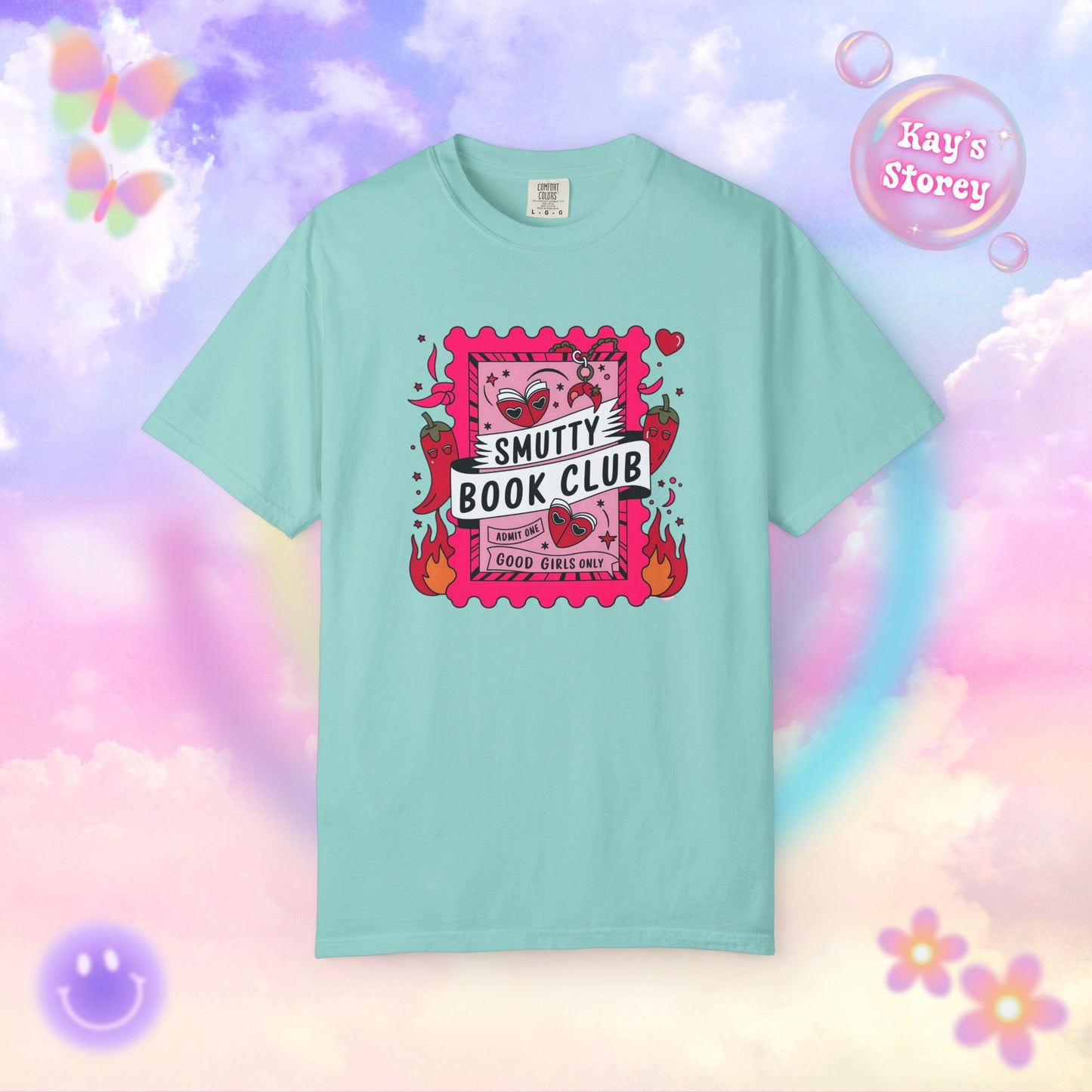 Smutty Book Club Comfort Colors T-Shirt