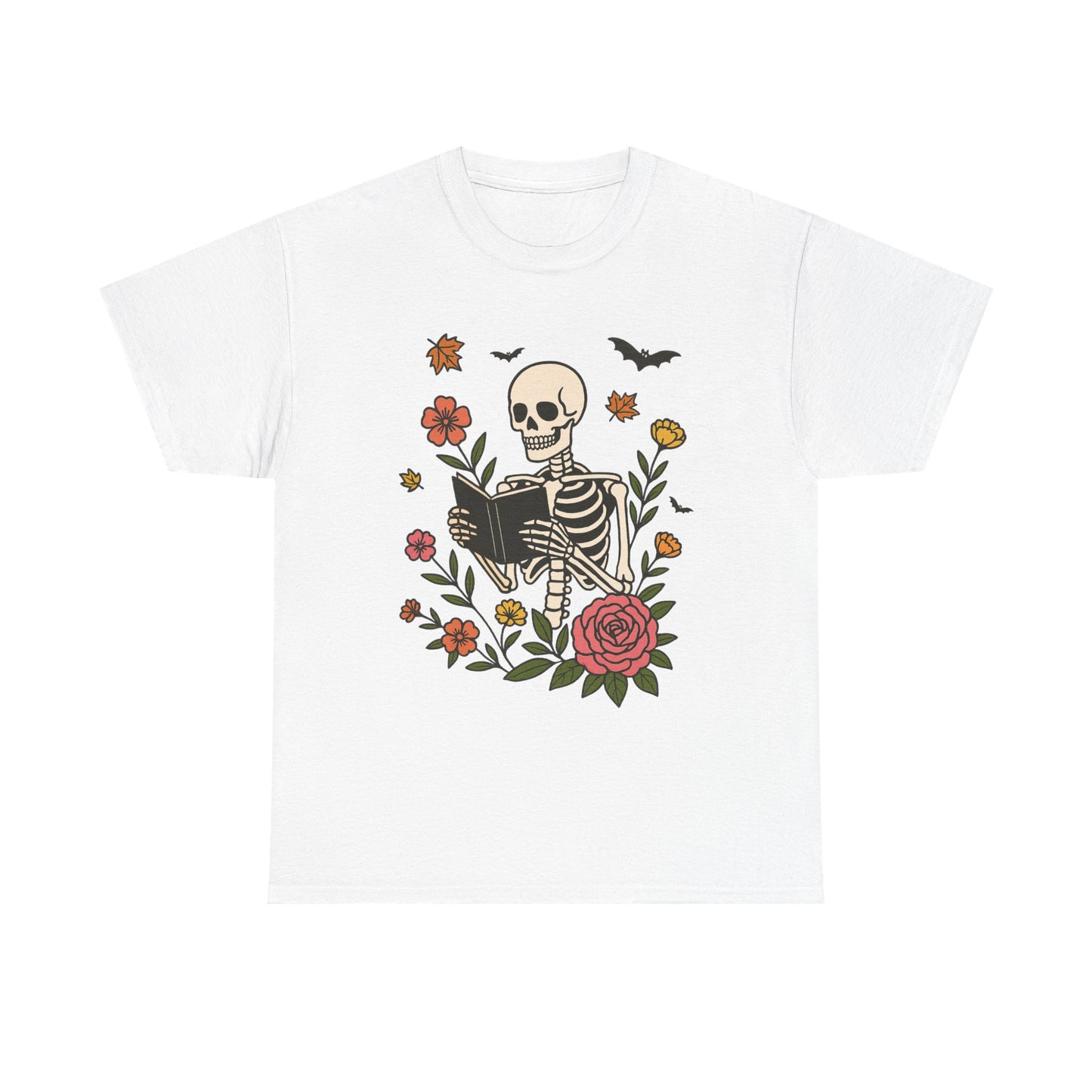 Skeleton Reading Tee - Bookish Gift