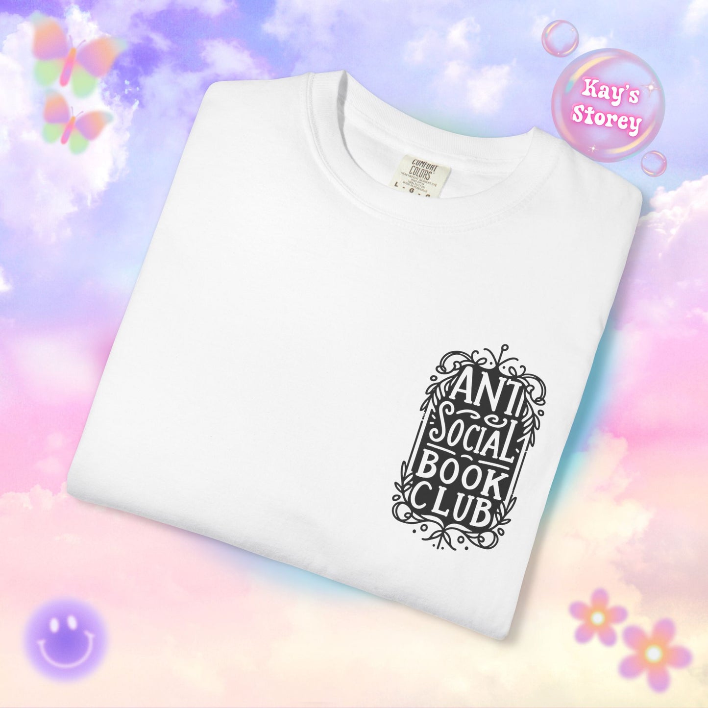Anti Social Book Club Comfort Colors T-Shirt