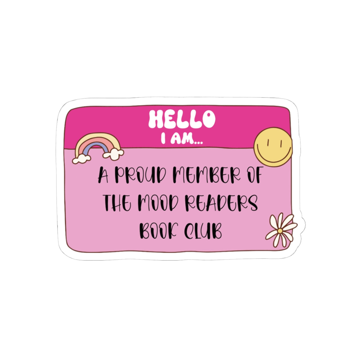 Mood Readers Book Club Sticker