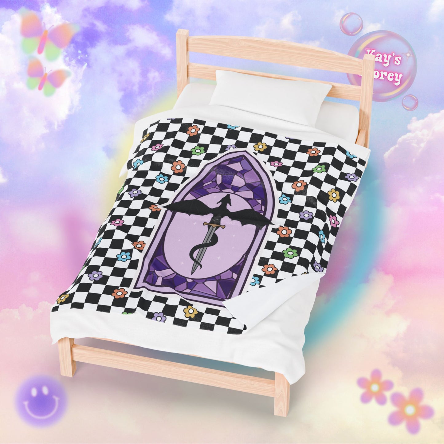 Romantasy Velveteen Plush Blanket