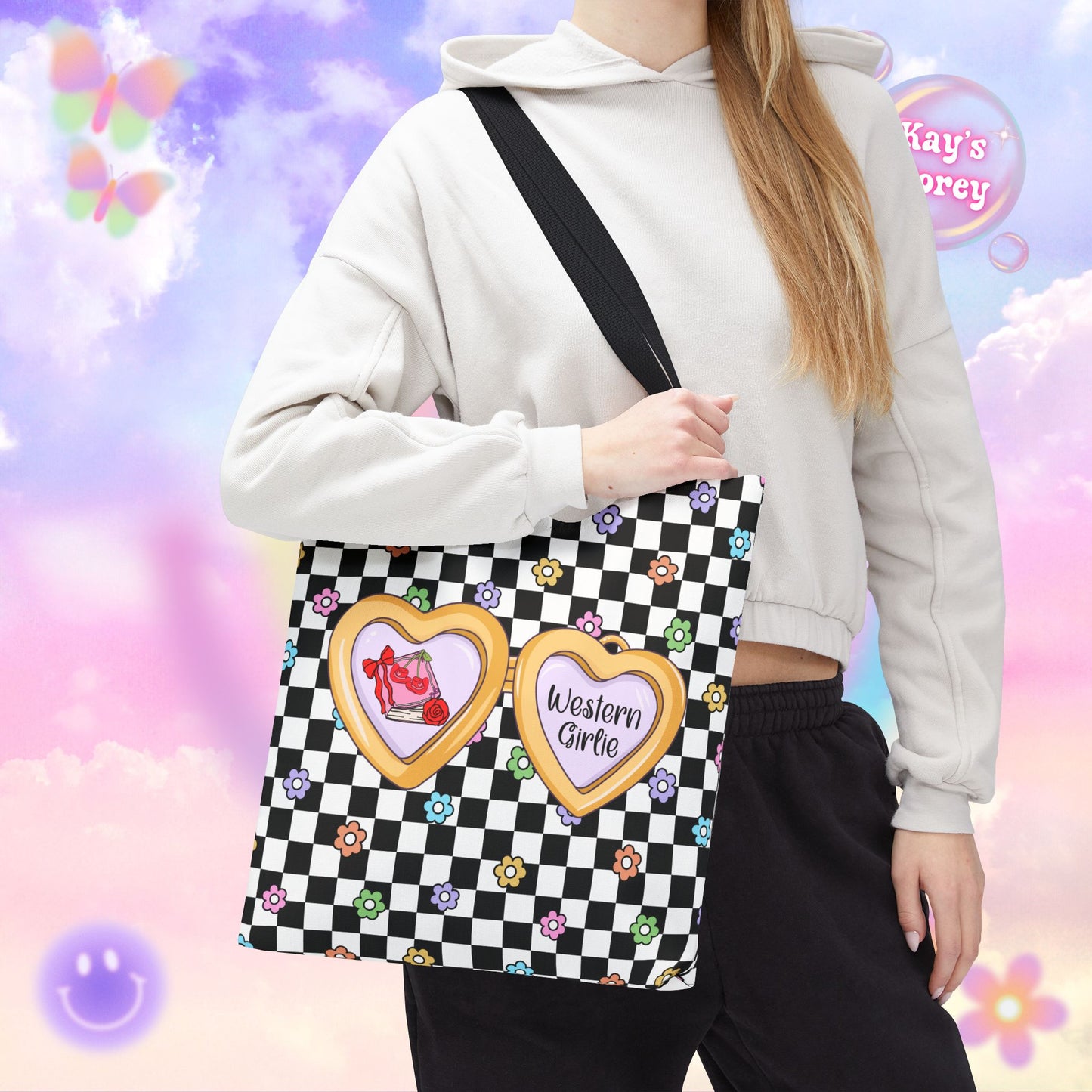 Western Girlie Tote Bag