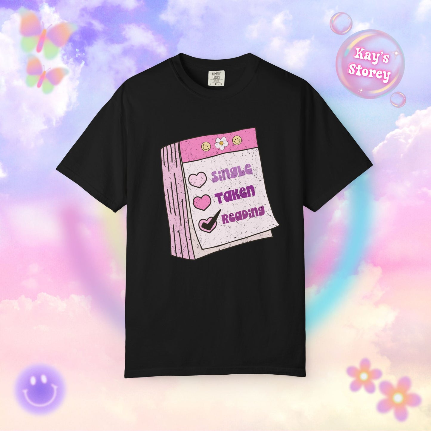 Single, Taken, Reading Comfort Colors T-Shirt