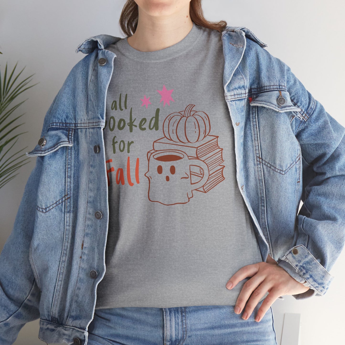 All Booked For Fall Tee - Bookish Gift