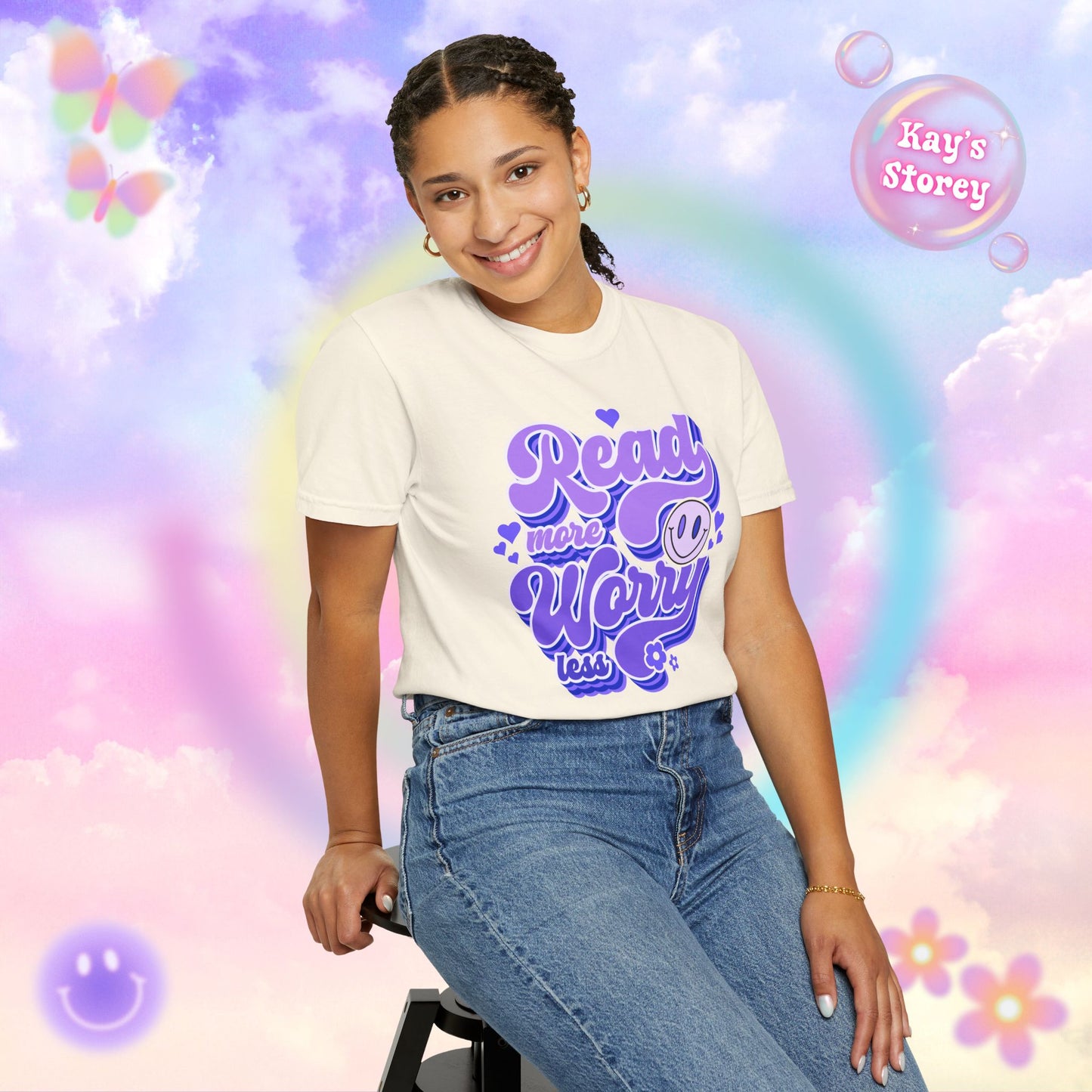 Read More, Worry Less Comfort Colors T-Shirt